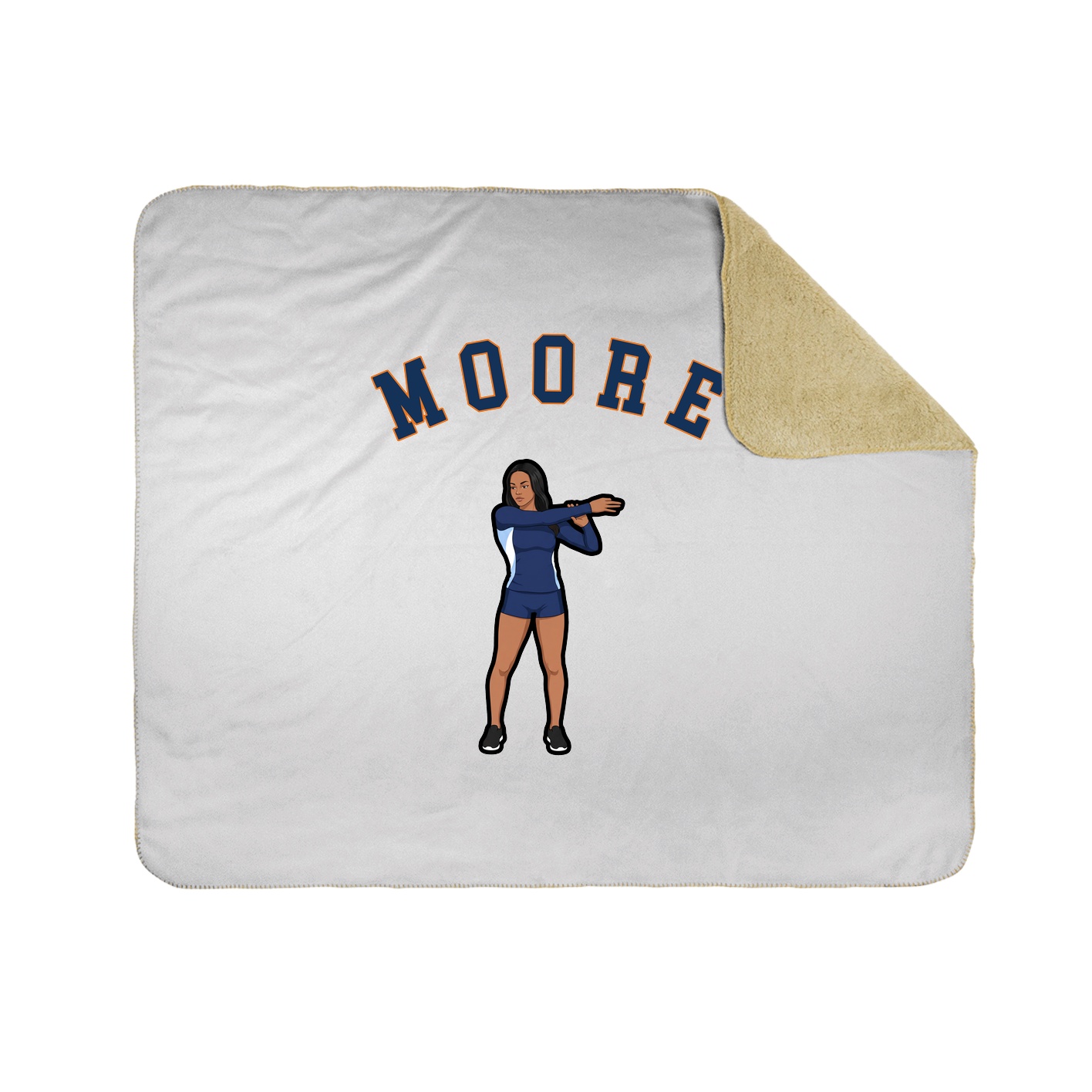 Throw Blanket — Shirsey Arch in White