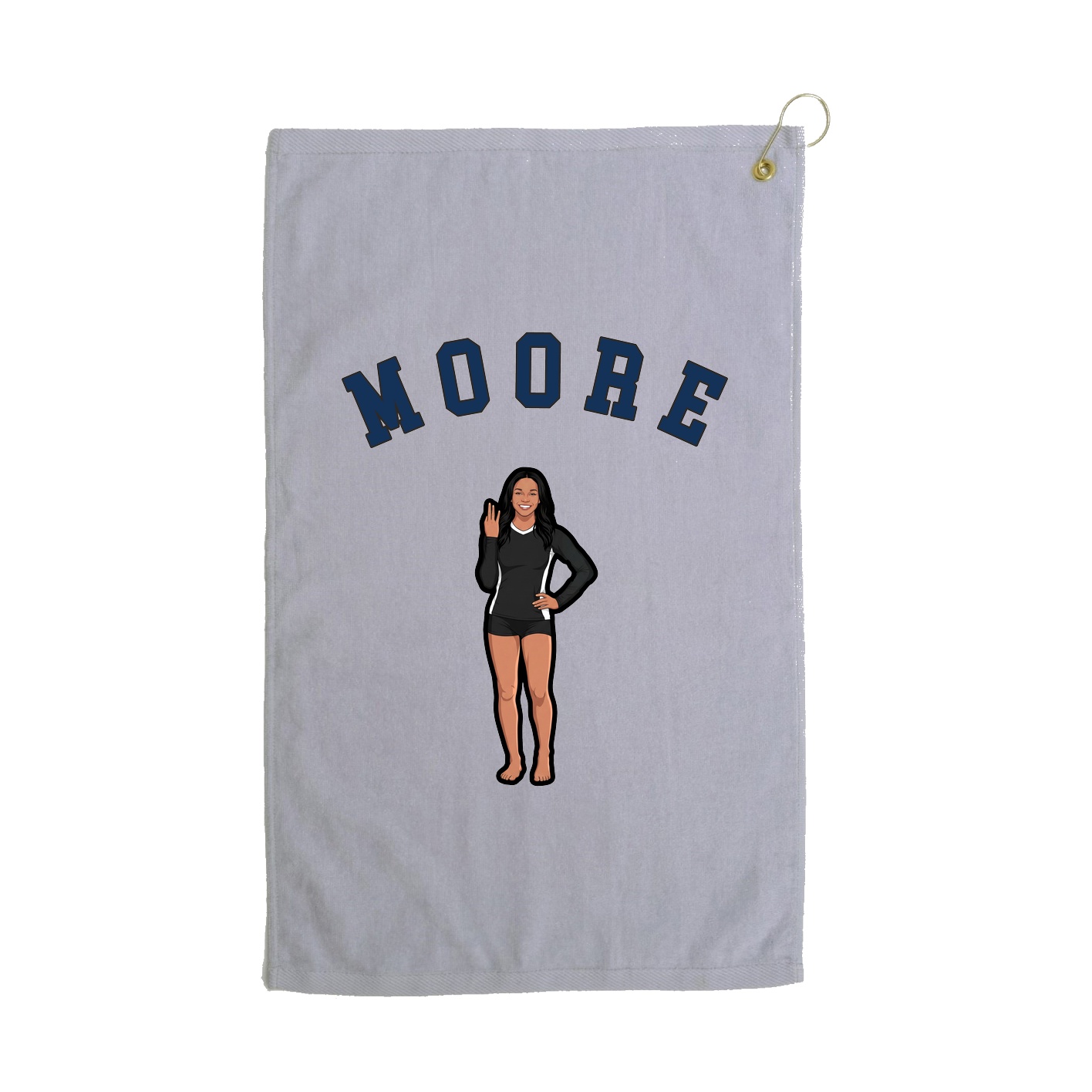 Golf Towel — Shirsey Arch in Grey
