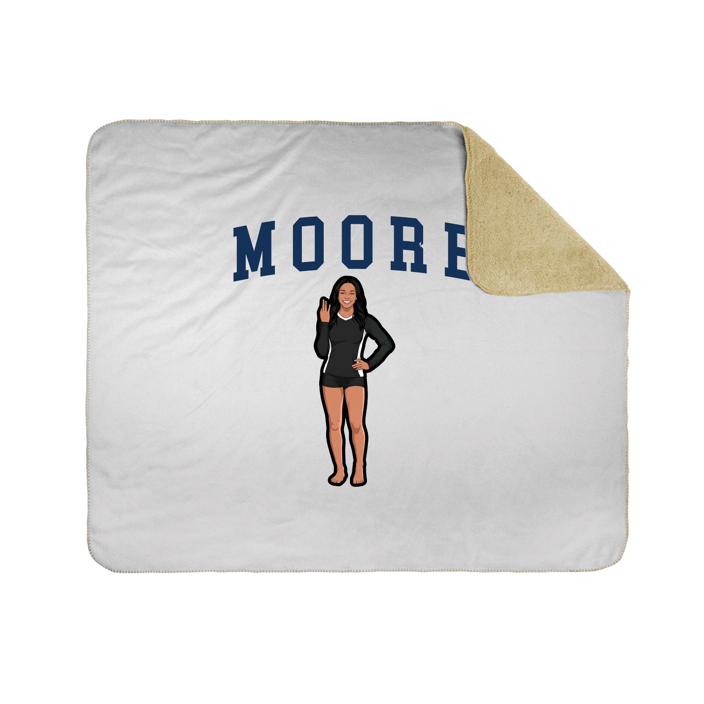 Throw Blanket — Shirsey in White