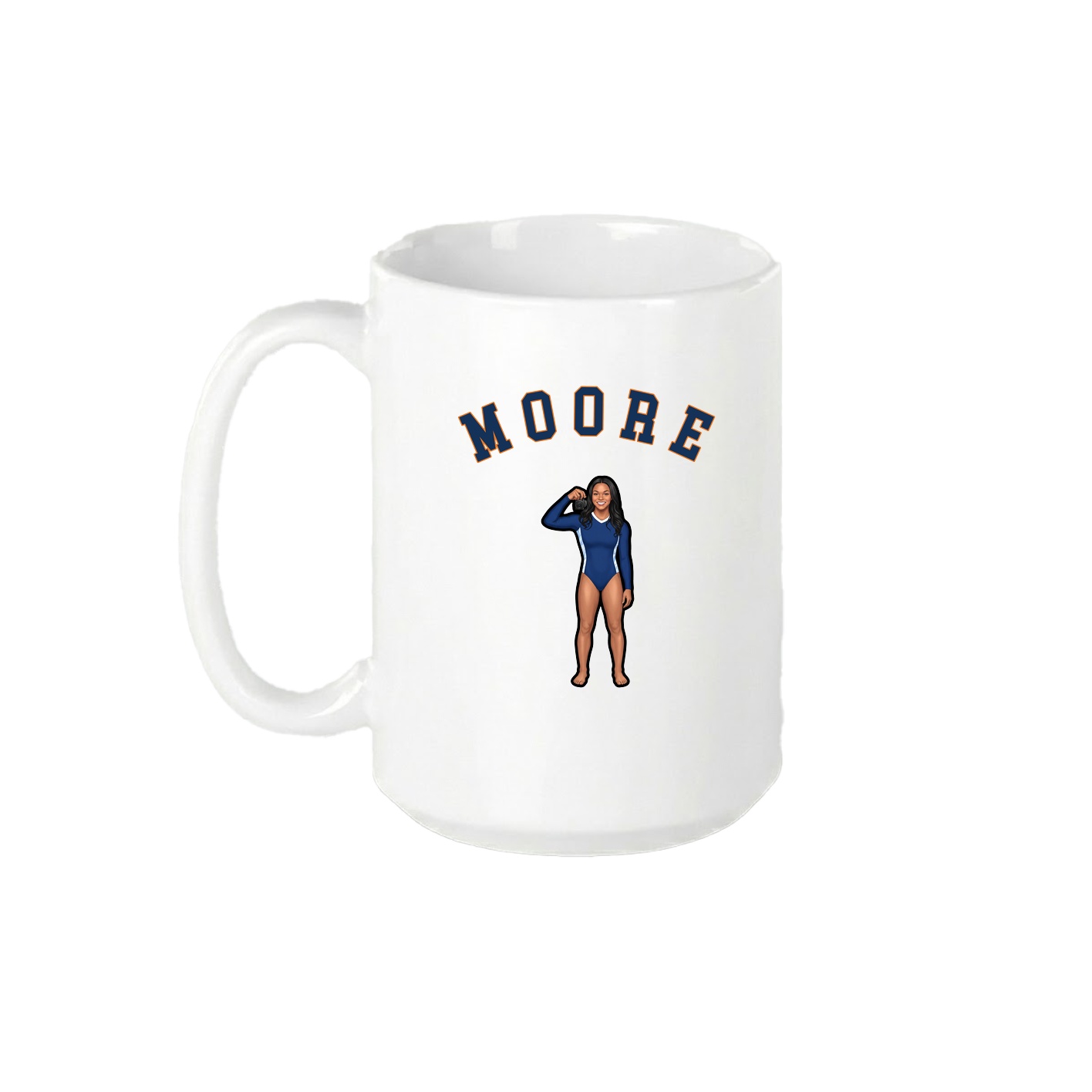 15oz Coffee Mug — Shirsey Arch in White
