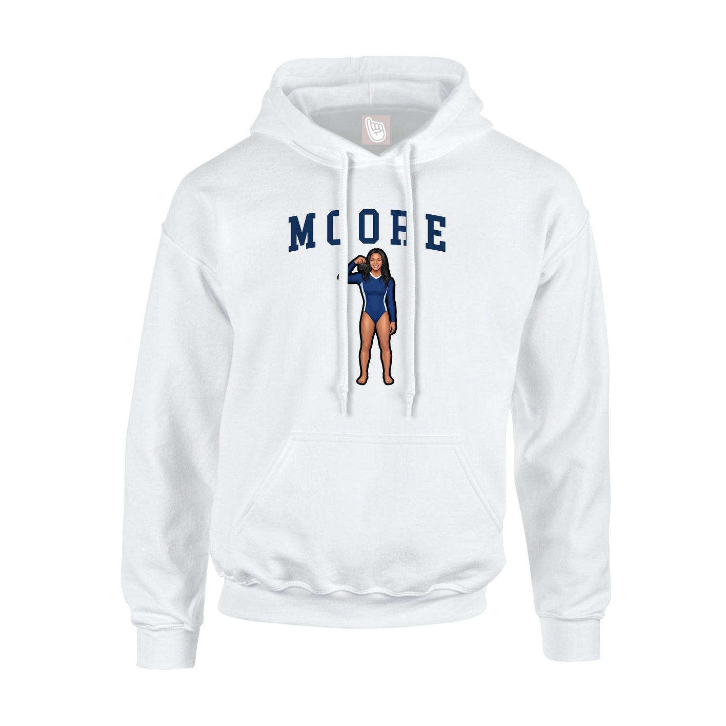 Hoodie — Shirsey in White