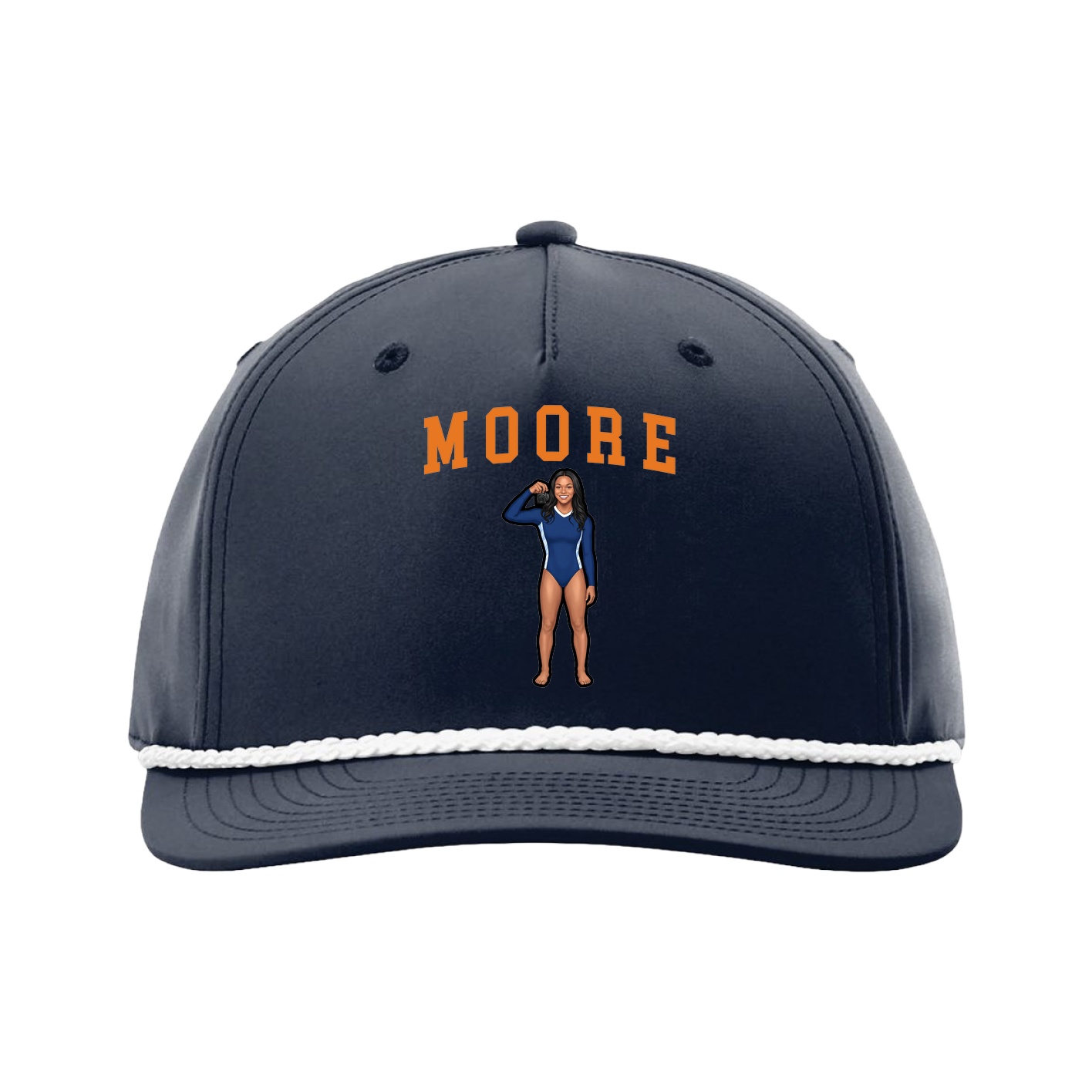 Five-Panel Classic Rope Cap — Shirsey in Navy
