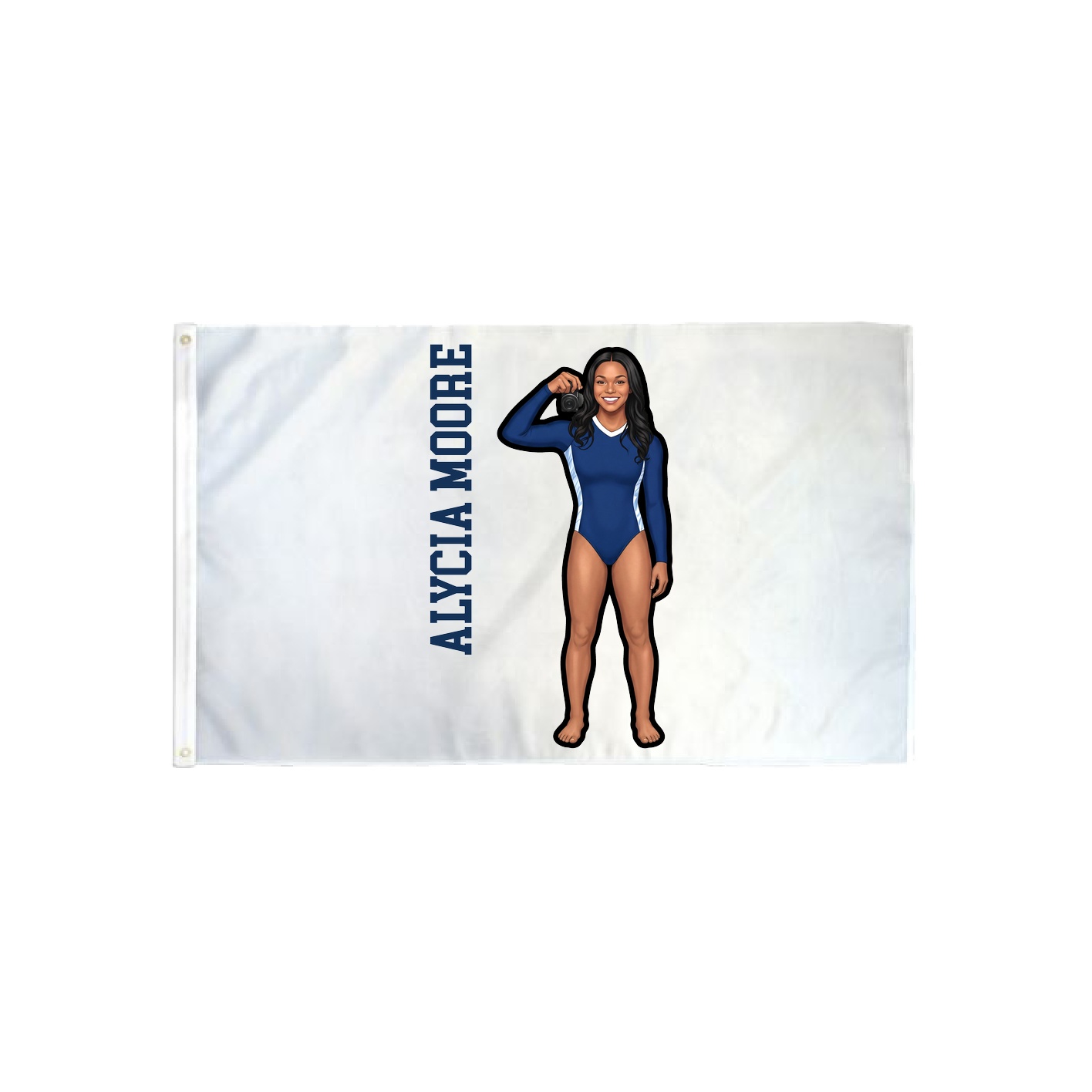 3x5 Flag — Name Vertical in Classic