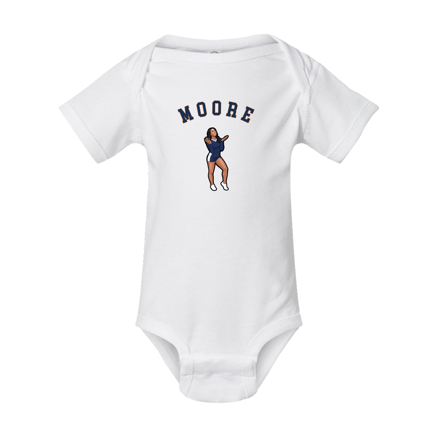 Baby Onesie — Shirsey Arch in White