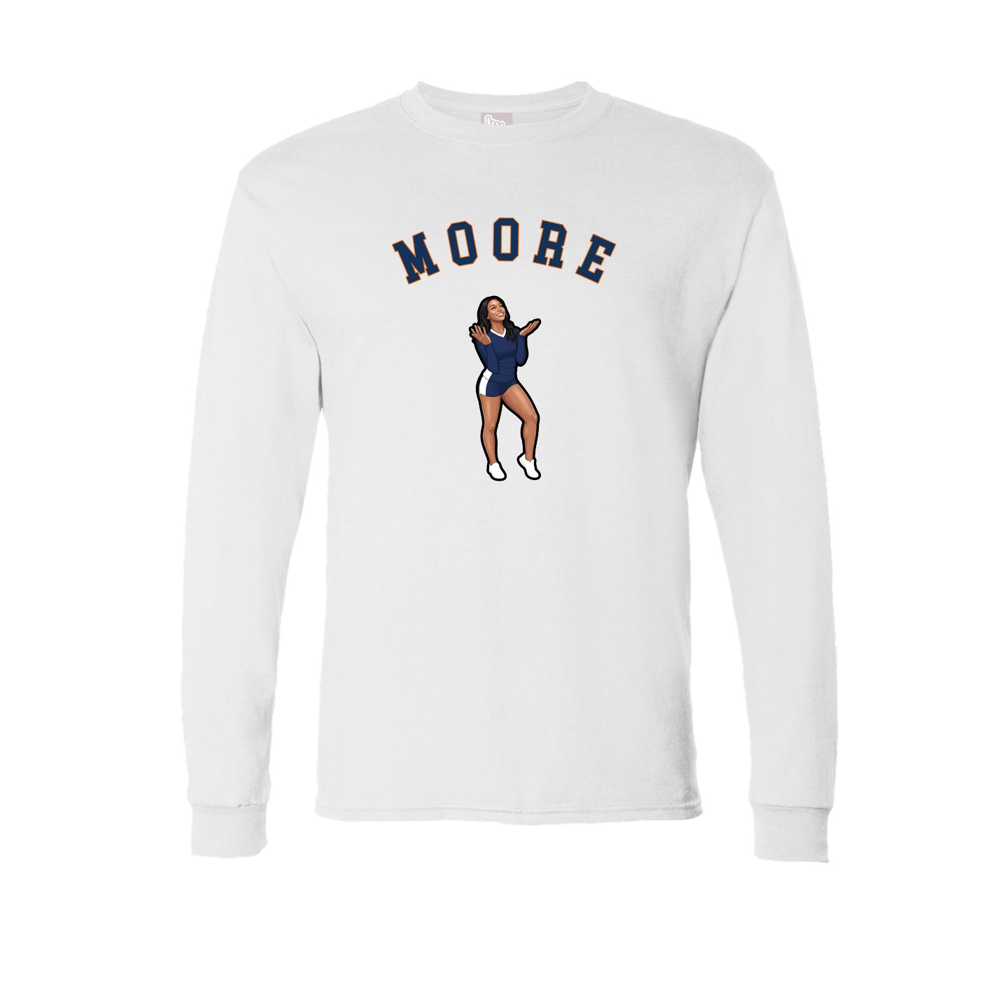 Long Sleeve Tee — Shirsey Arch in White