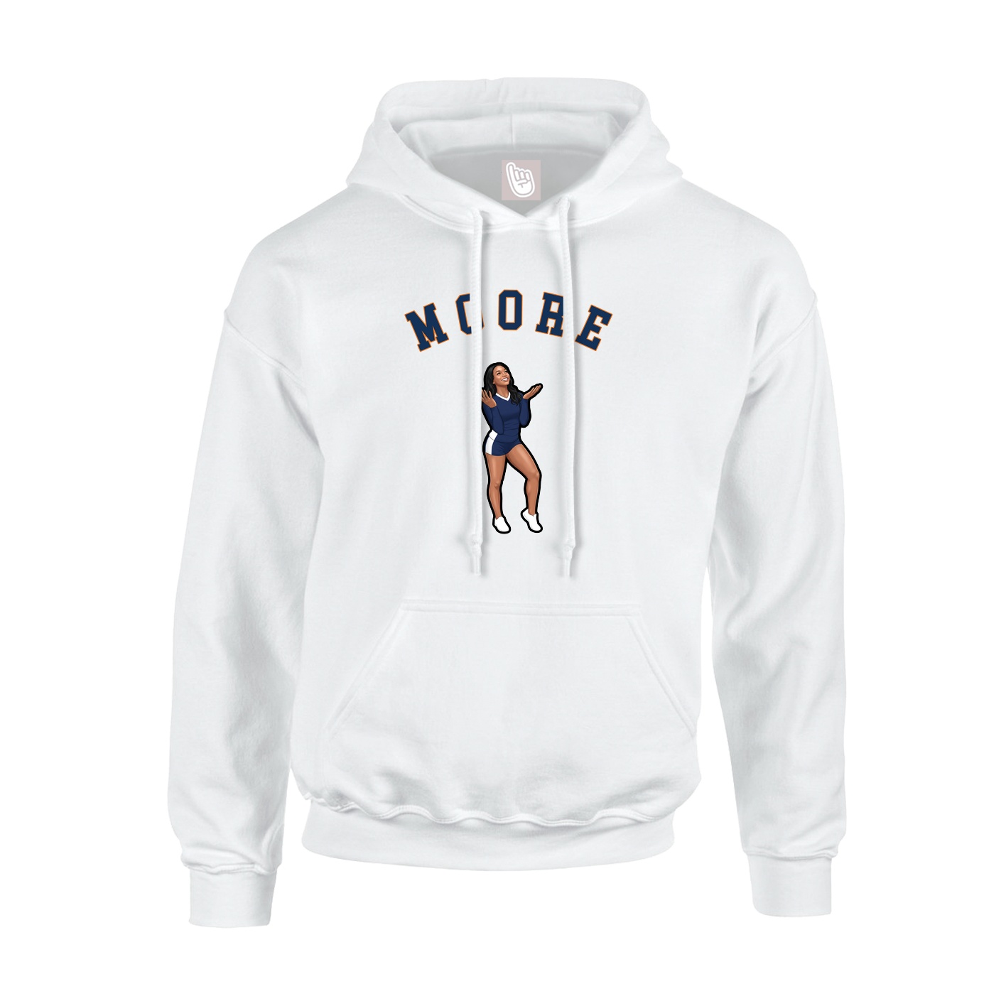 Hoodie — Shirsey Arch in White