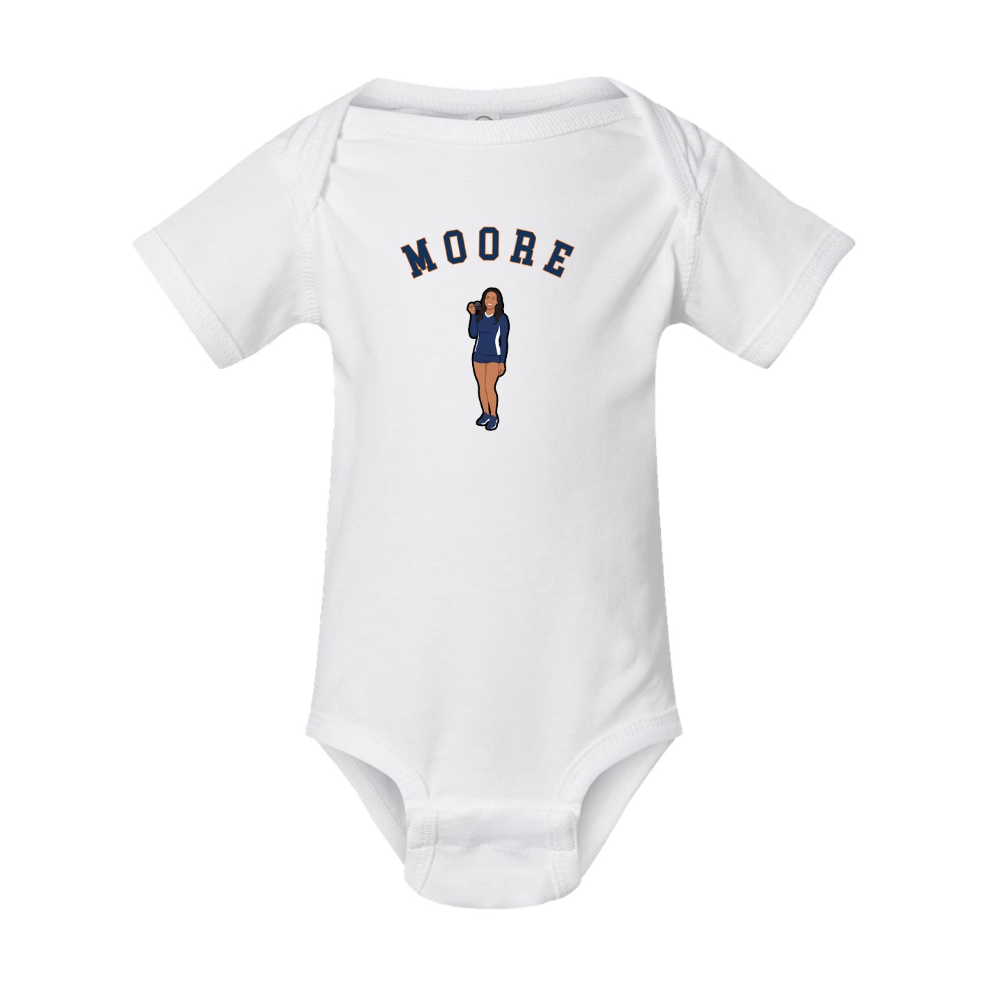 Baby Onesie — Shirsey Arch in White
