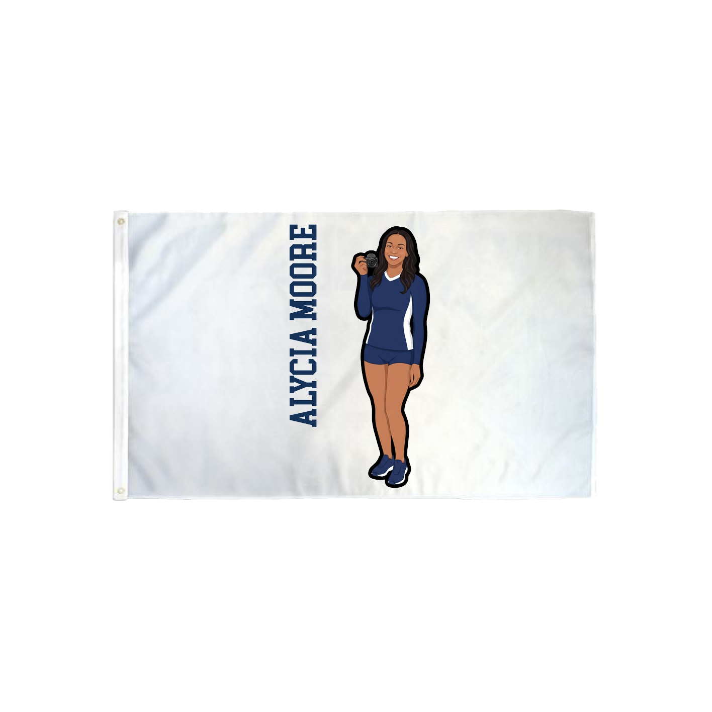 3x5 Flag — Name Vertical in Classic