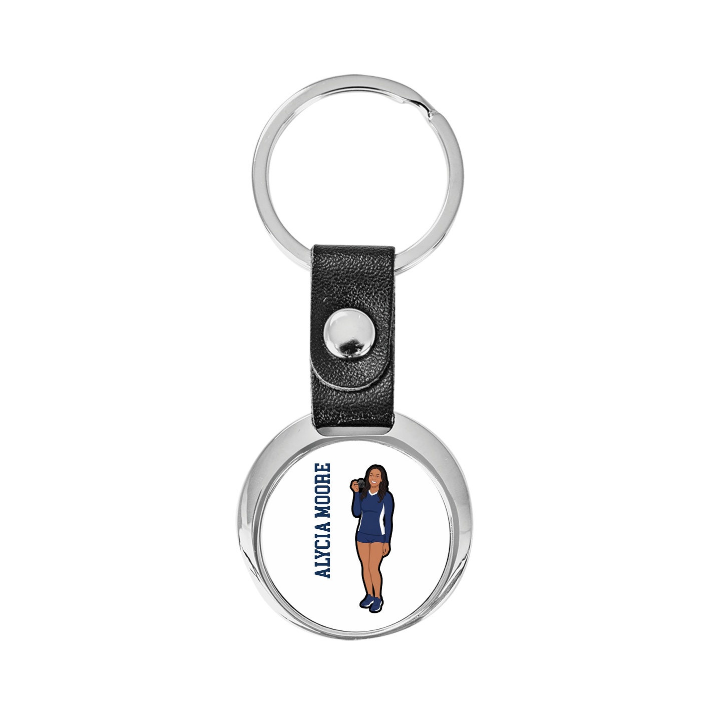 Key Chain — Name Vertical in Classic