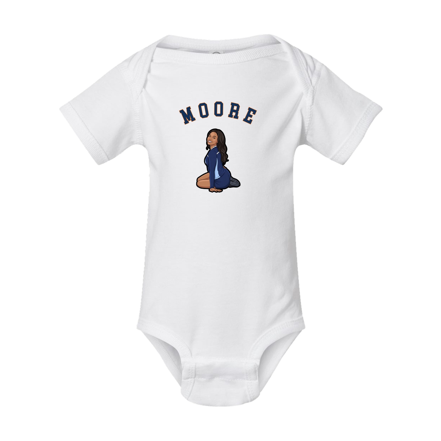 Baby Onesie — Shirsey Arch in White