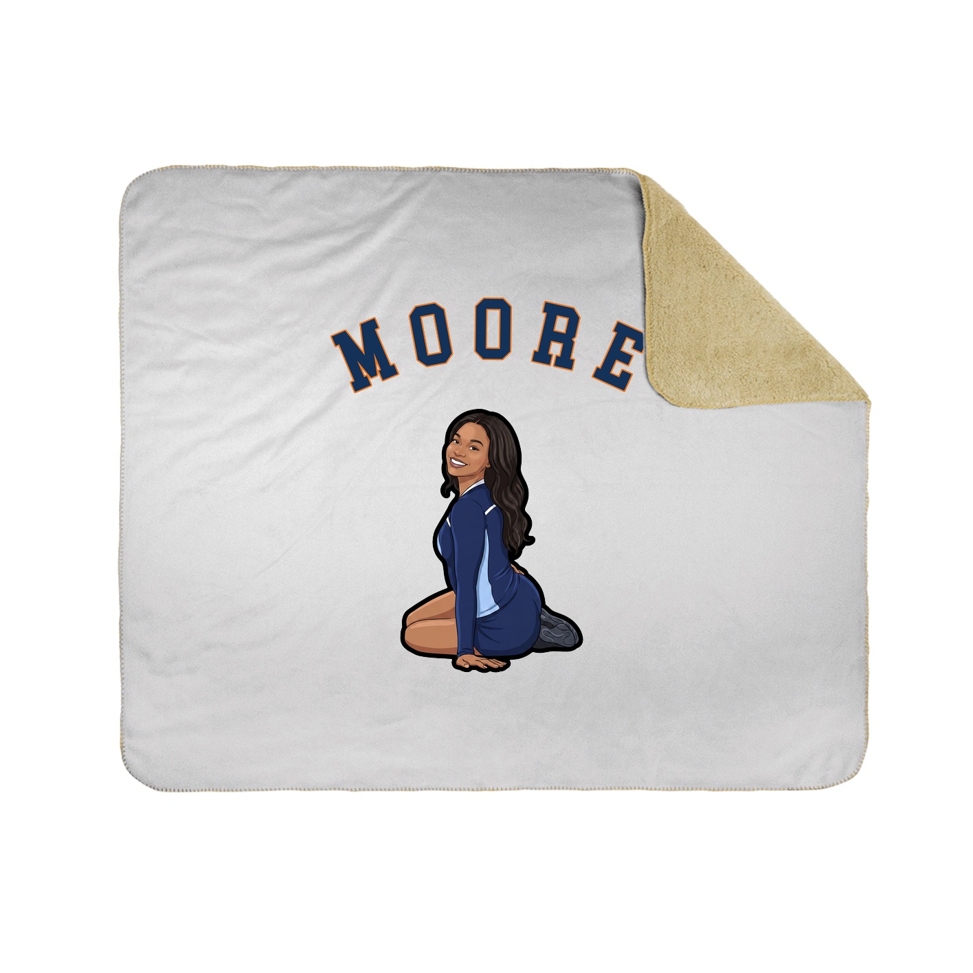 Throw Blanket — Shirsey Arch in White