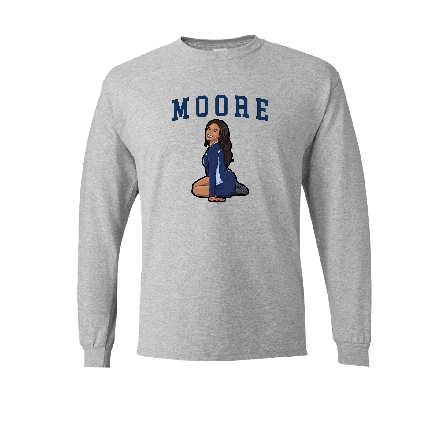 Long Sleeve Tee — Shirsey in Grey