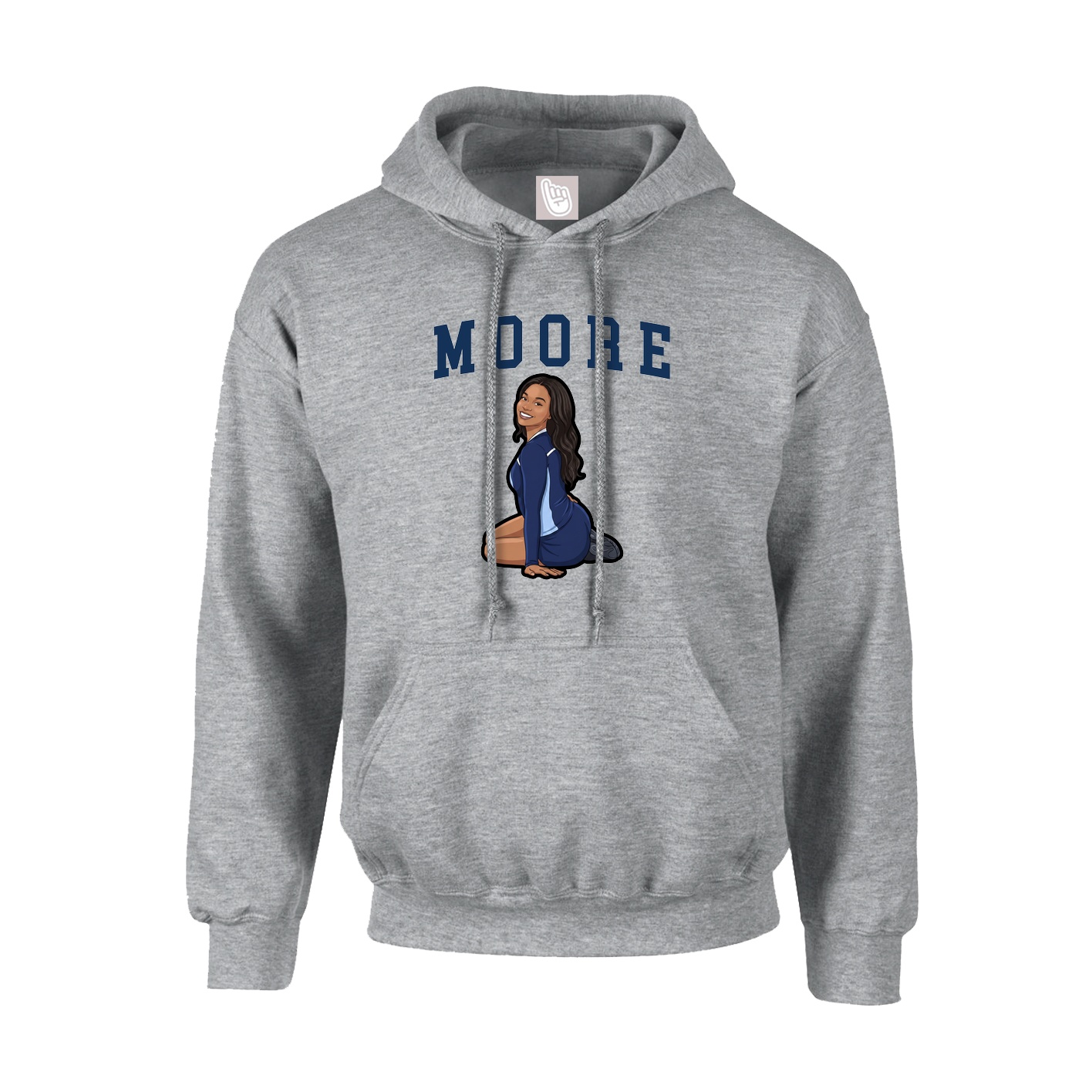 Hoodie — Shirsey in Grey