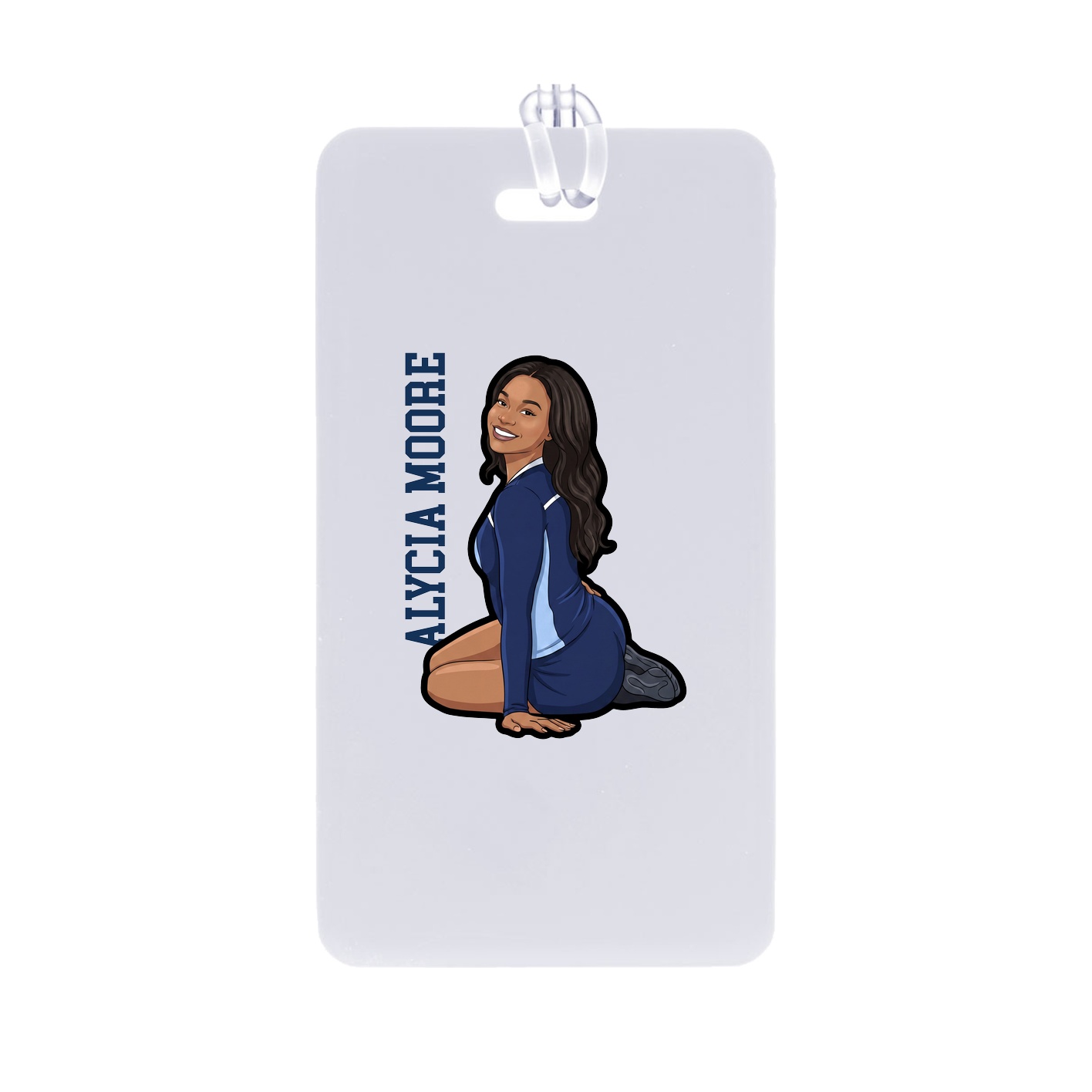 Bag Tag — Name Vertical in Classic