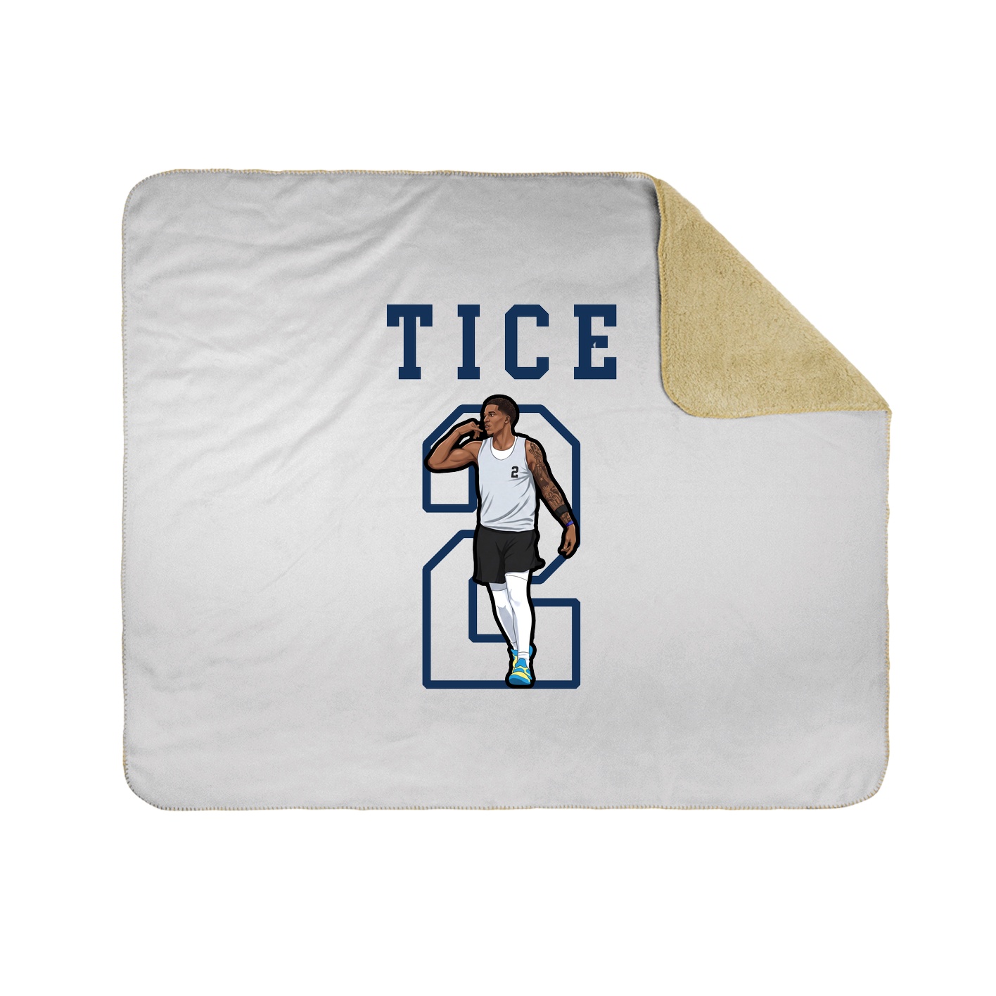 Throw Blanket — Shirsey in White