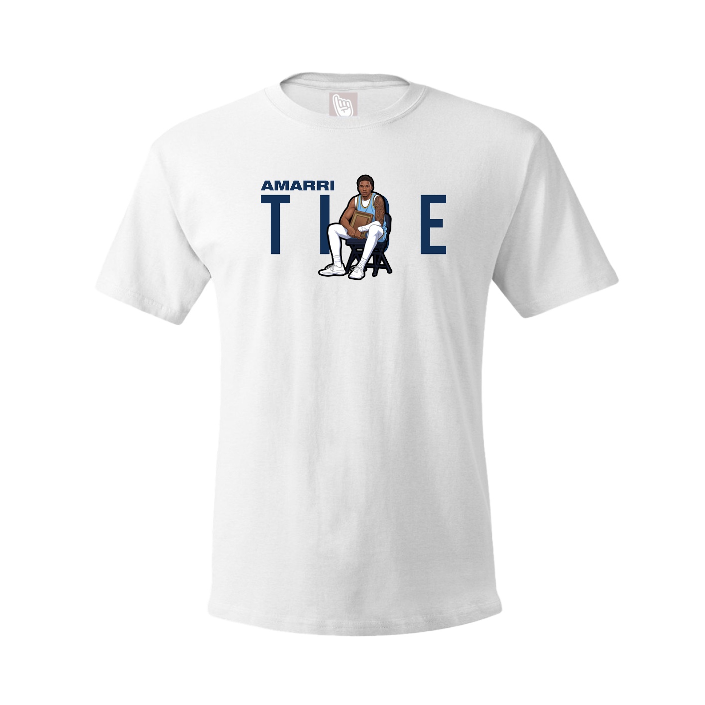 Youth Tee — Player Name in White