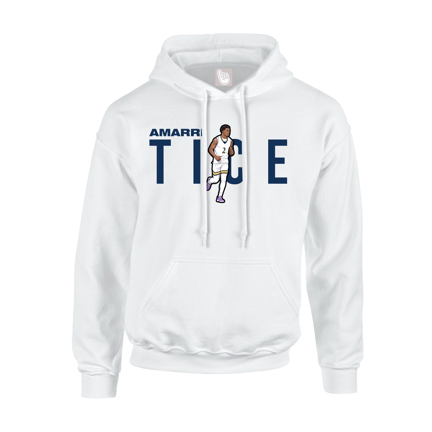 Hoodie — Player Name in White