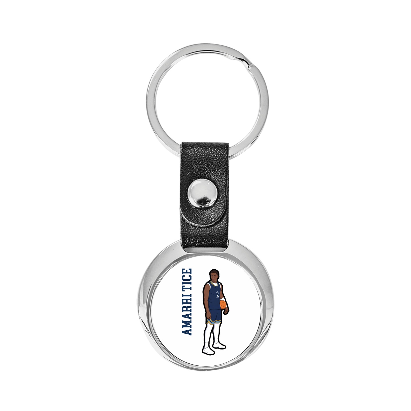 Key Chain — Name Vertical in Classic