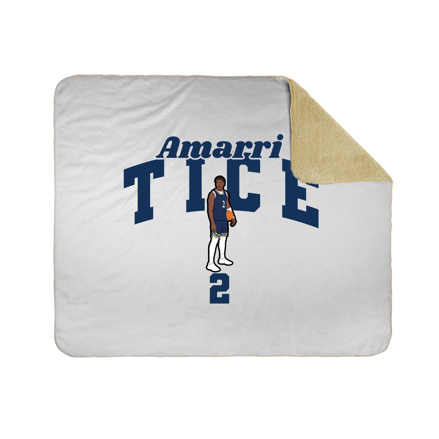 Throw Blanket — Signature Arch in White