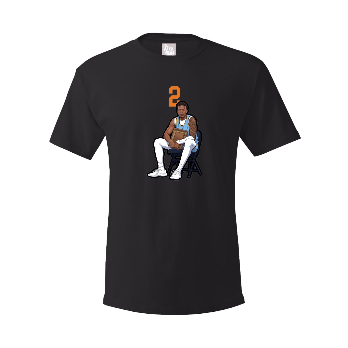 Tee — Number Top in Black