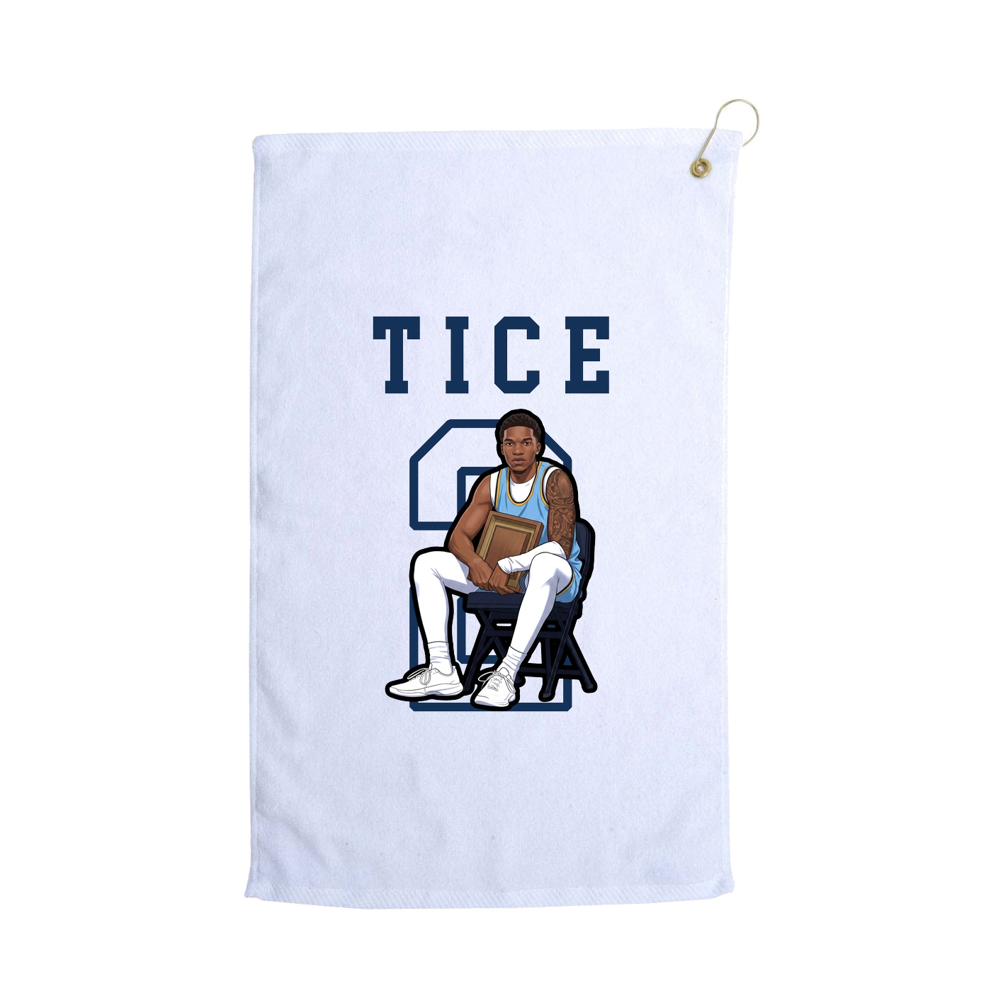 Golf Towel — Shirsey in White