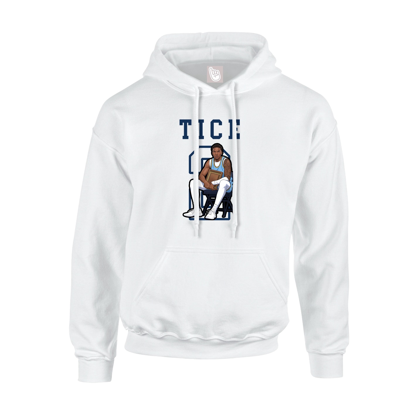 Hoodie — Shirsey in White