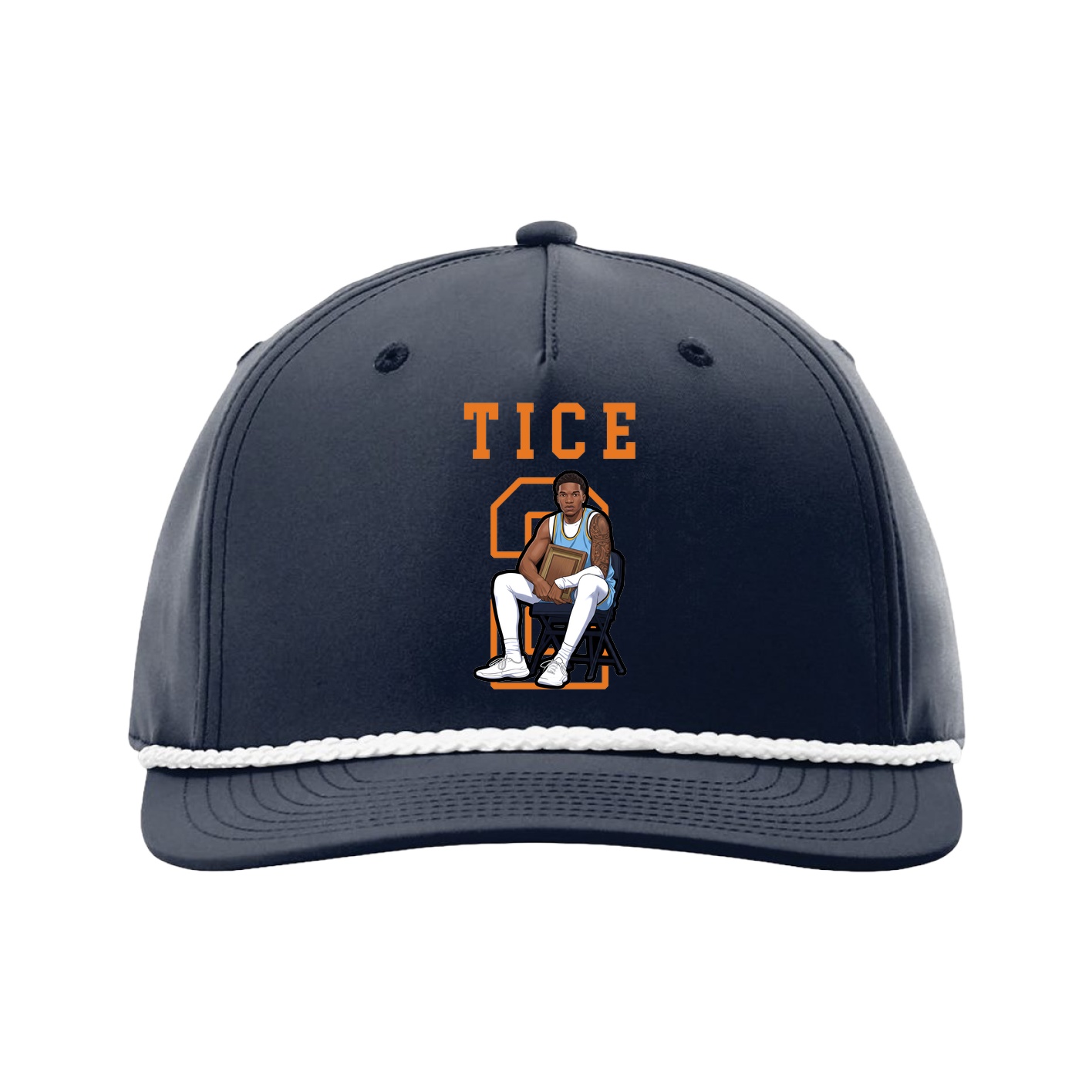Five-Panel Classic Rope Cap — Shirsey in Navy