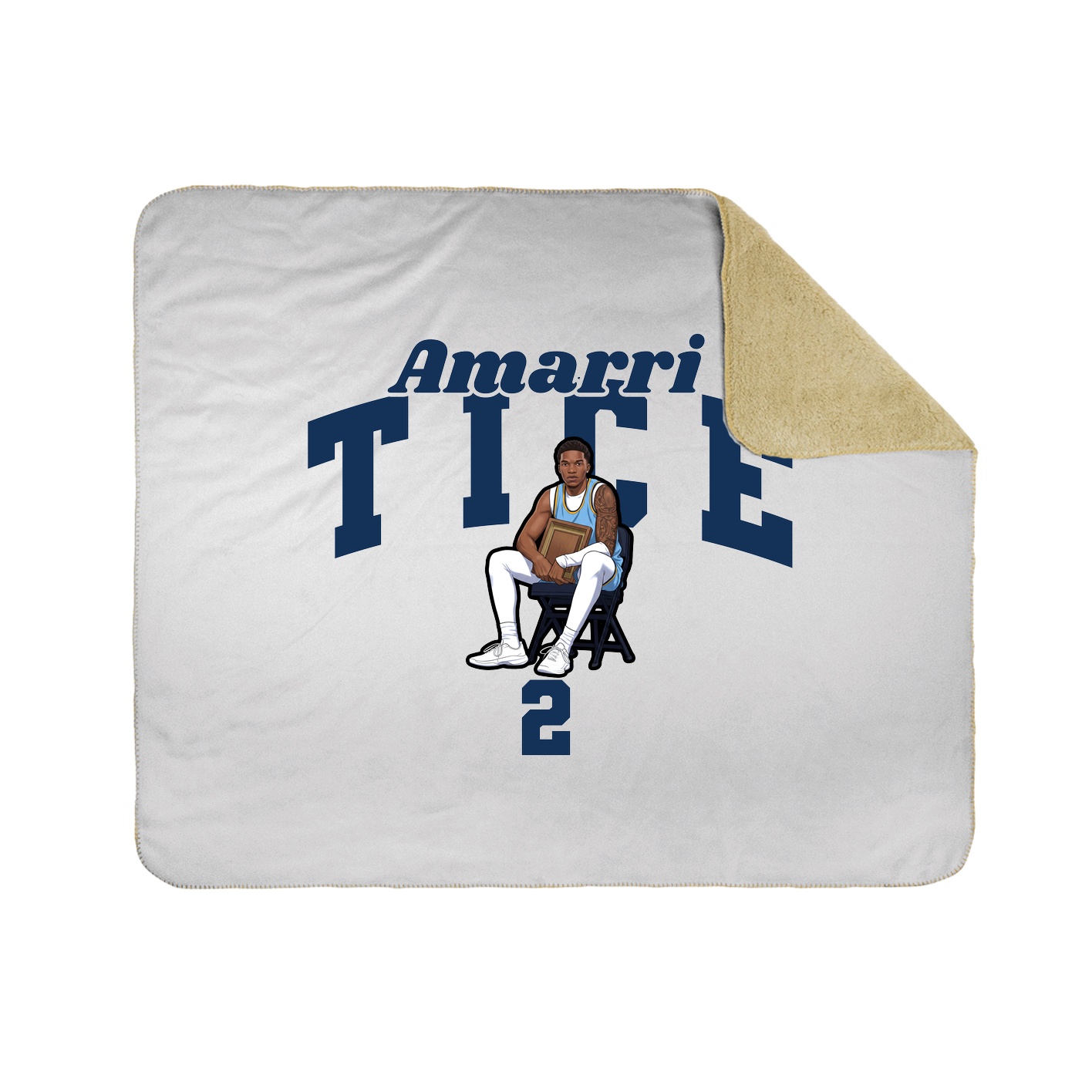 Throw Blanket — Signature Arch in White