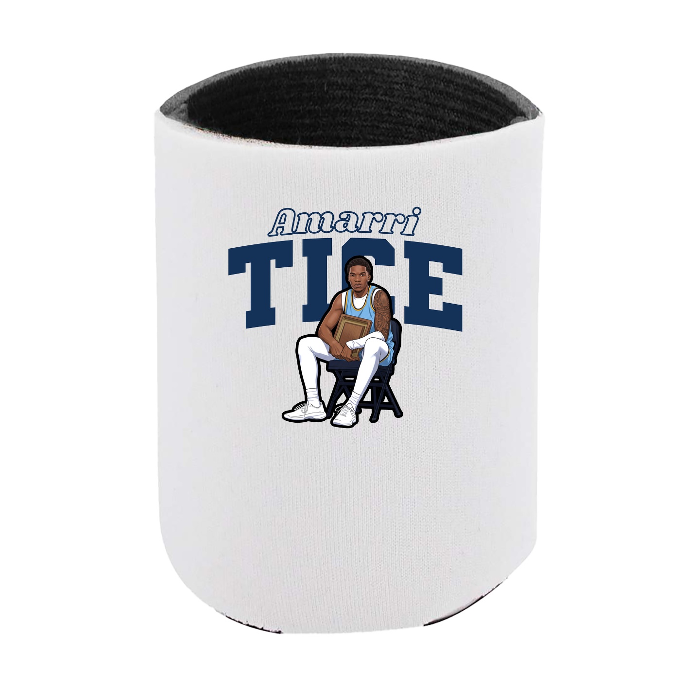 Can Holder — Name Arch in White