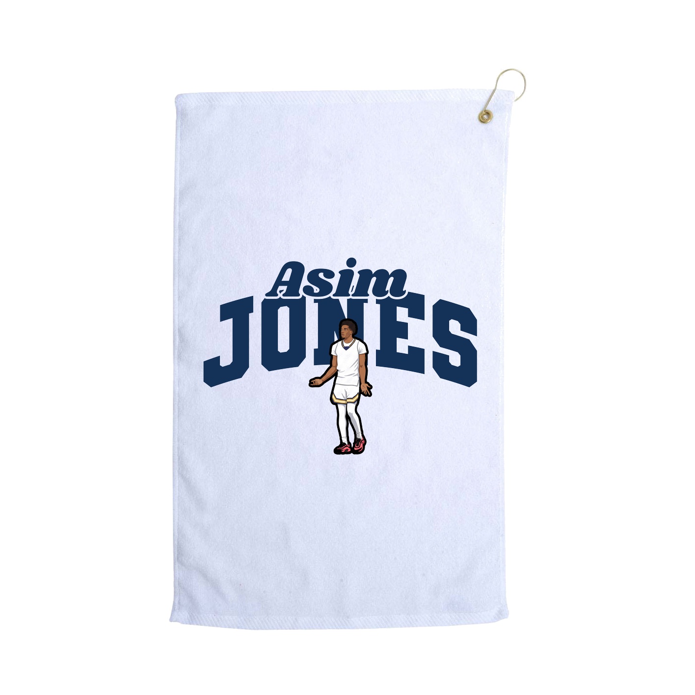Golf Towel — Signature Arch in White