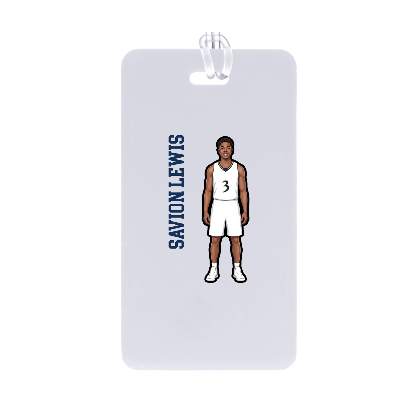 Bag Tag — Name Vertical in Classic