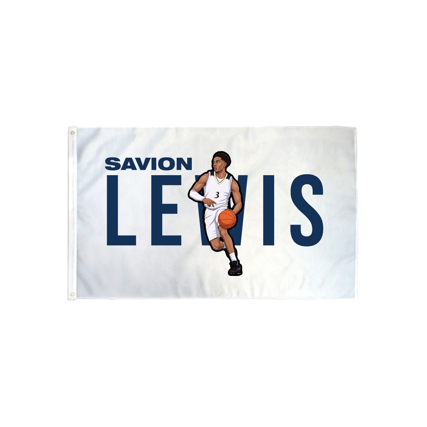 3x5 Flag — Player Name in Classic