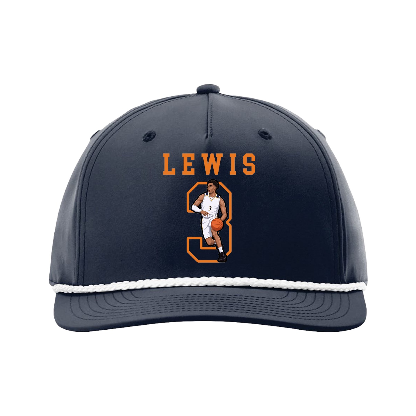 Five-Panel Classic Rope Cap — Shirsey in Navy