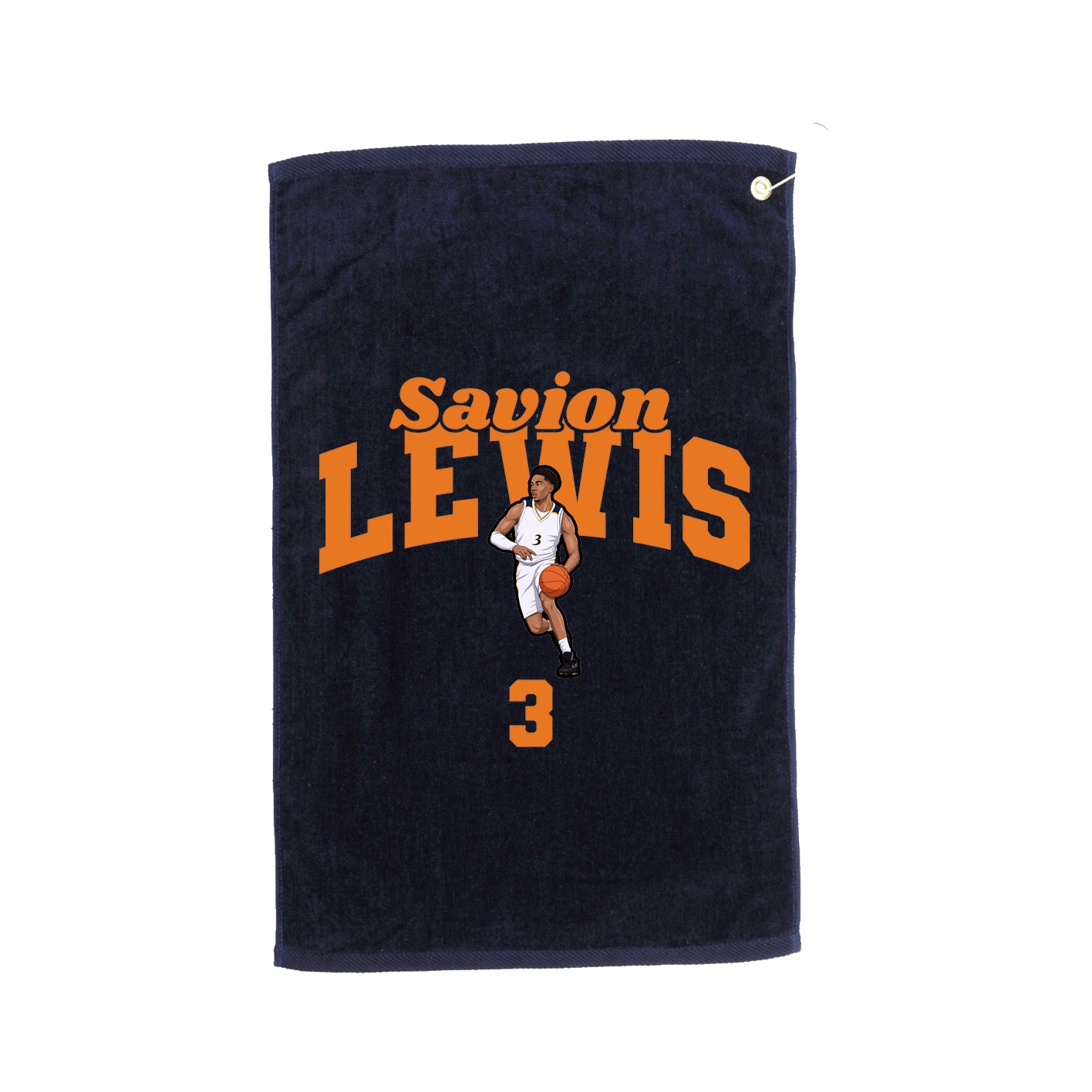 Golf Towel — Signature Arch in Navy