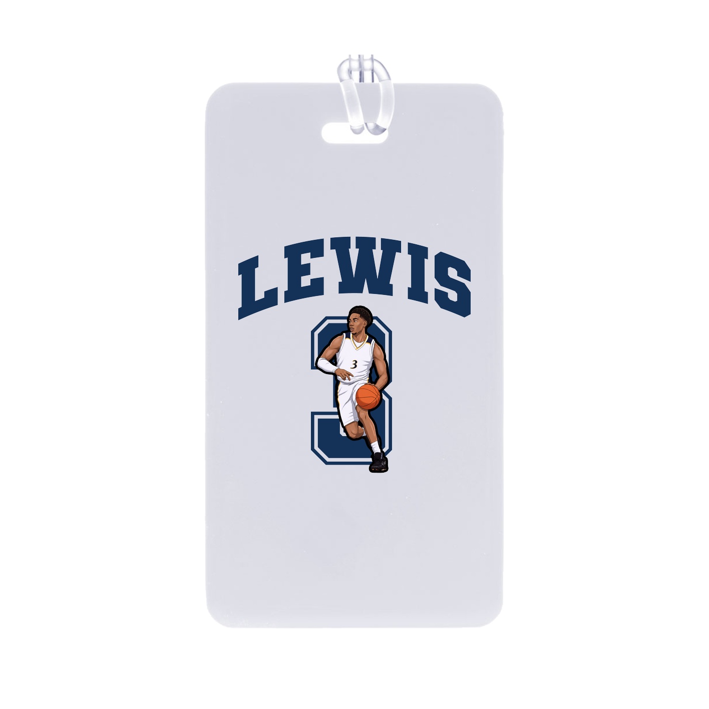 Bag Tag — Number in Classic