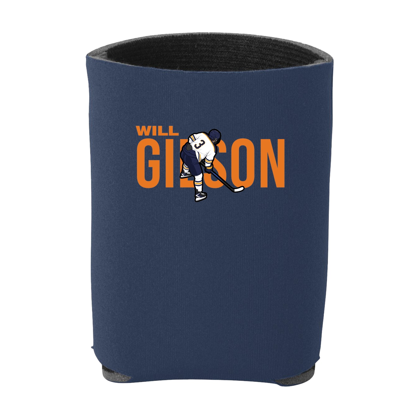 Can Holder — Player Name in Navy