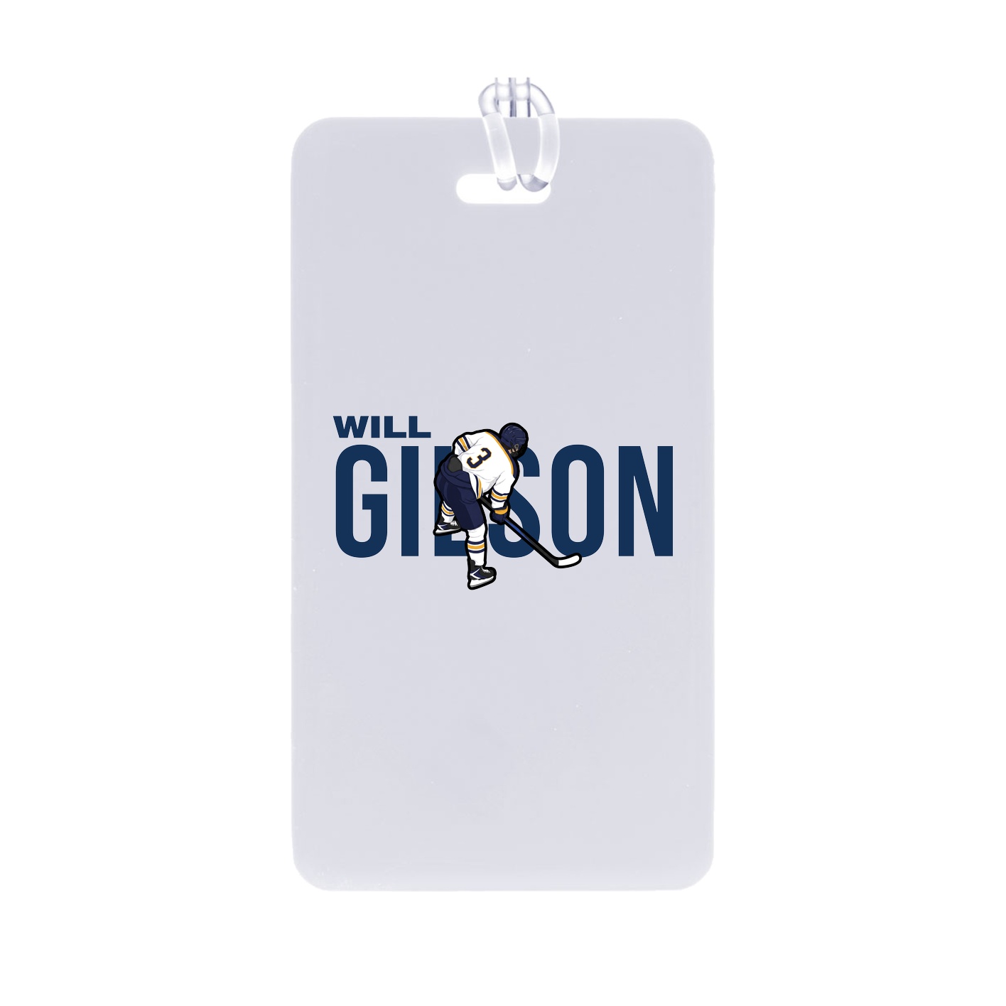 Bag Tag — Player Name in Classic