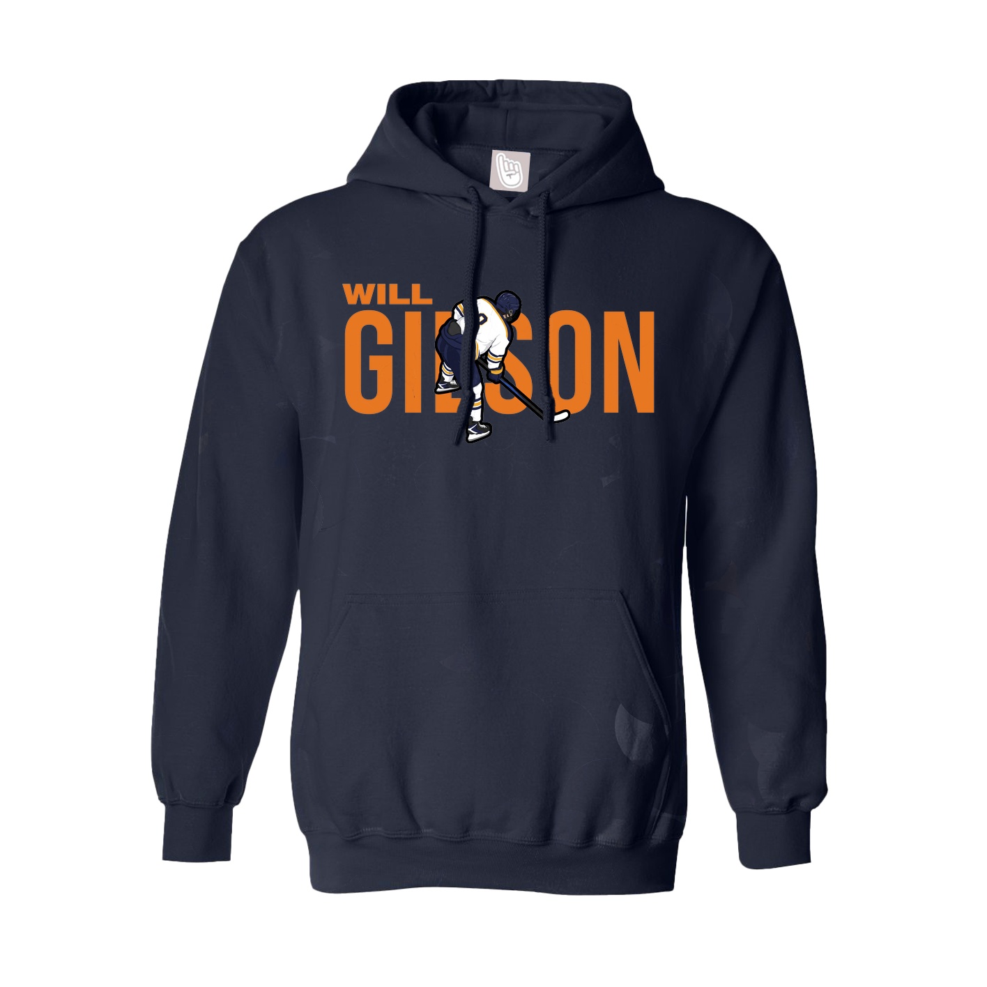 Hoodie — Player Name in Navy