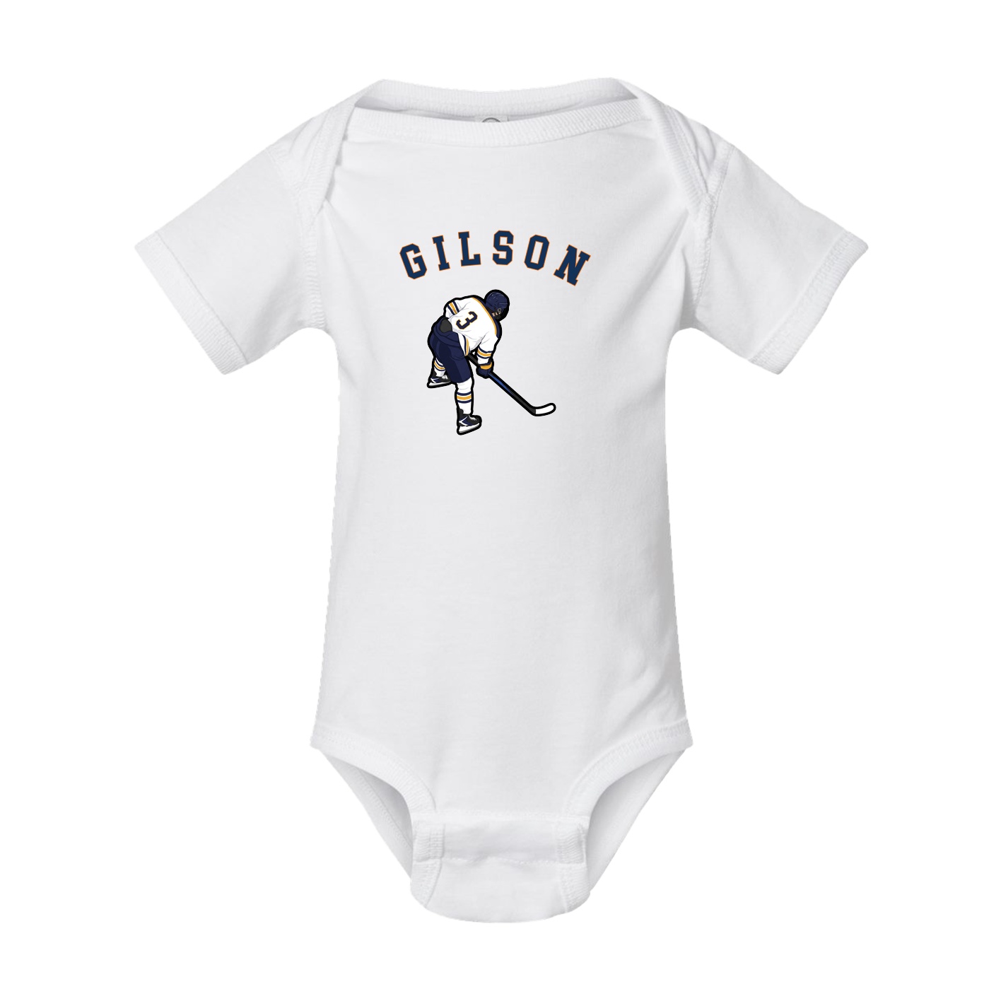 Baby Onesie — Shirsey Arch in White