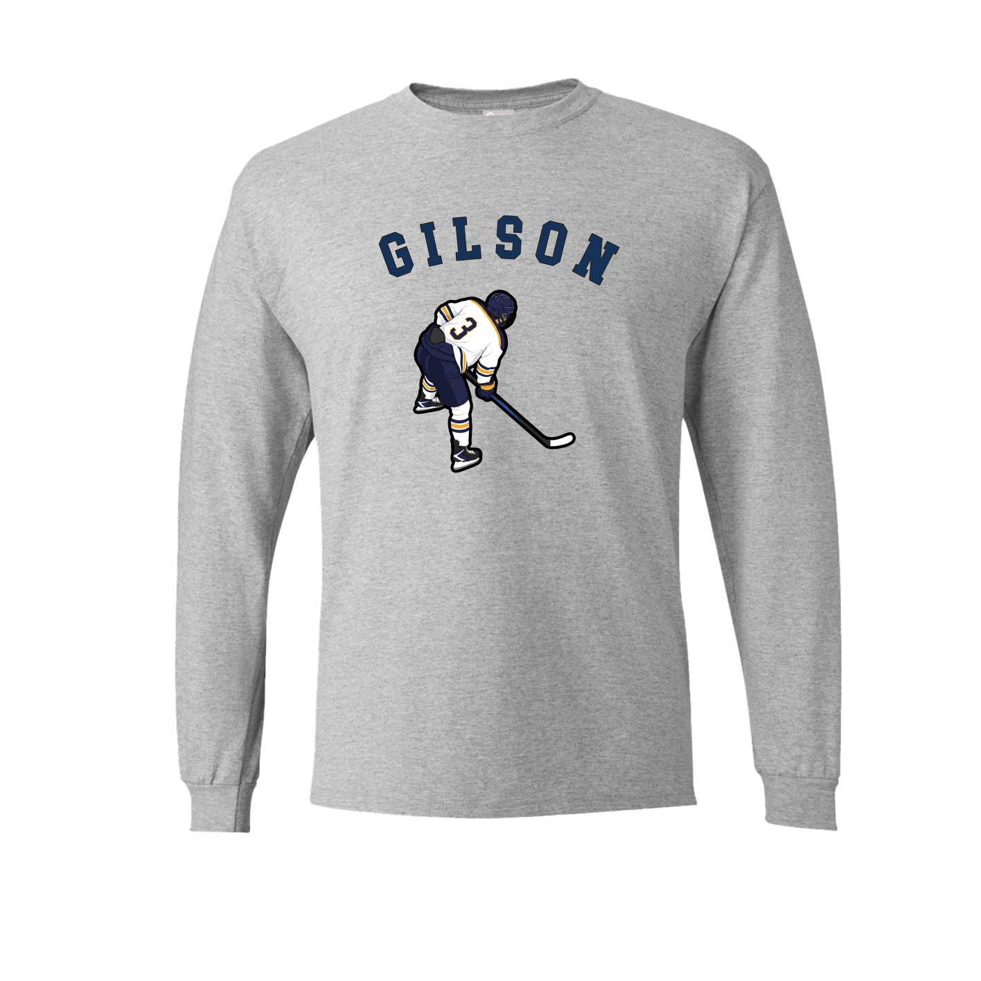 Long Sleeve Tee — Shirsey Arch in Grey