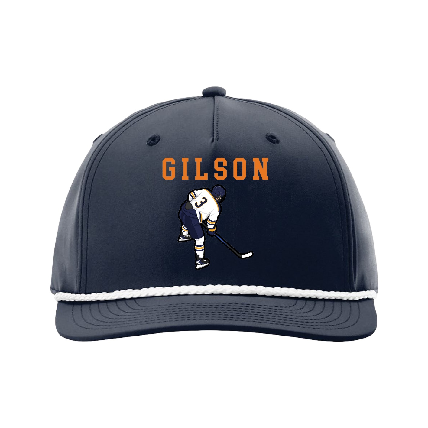 Five-Panel Classic Rope Cap — Shirsey in Navy