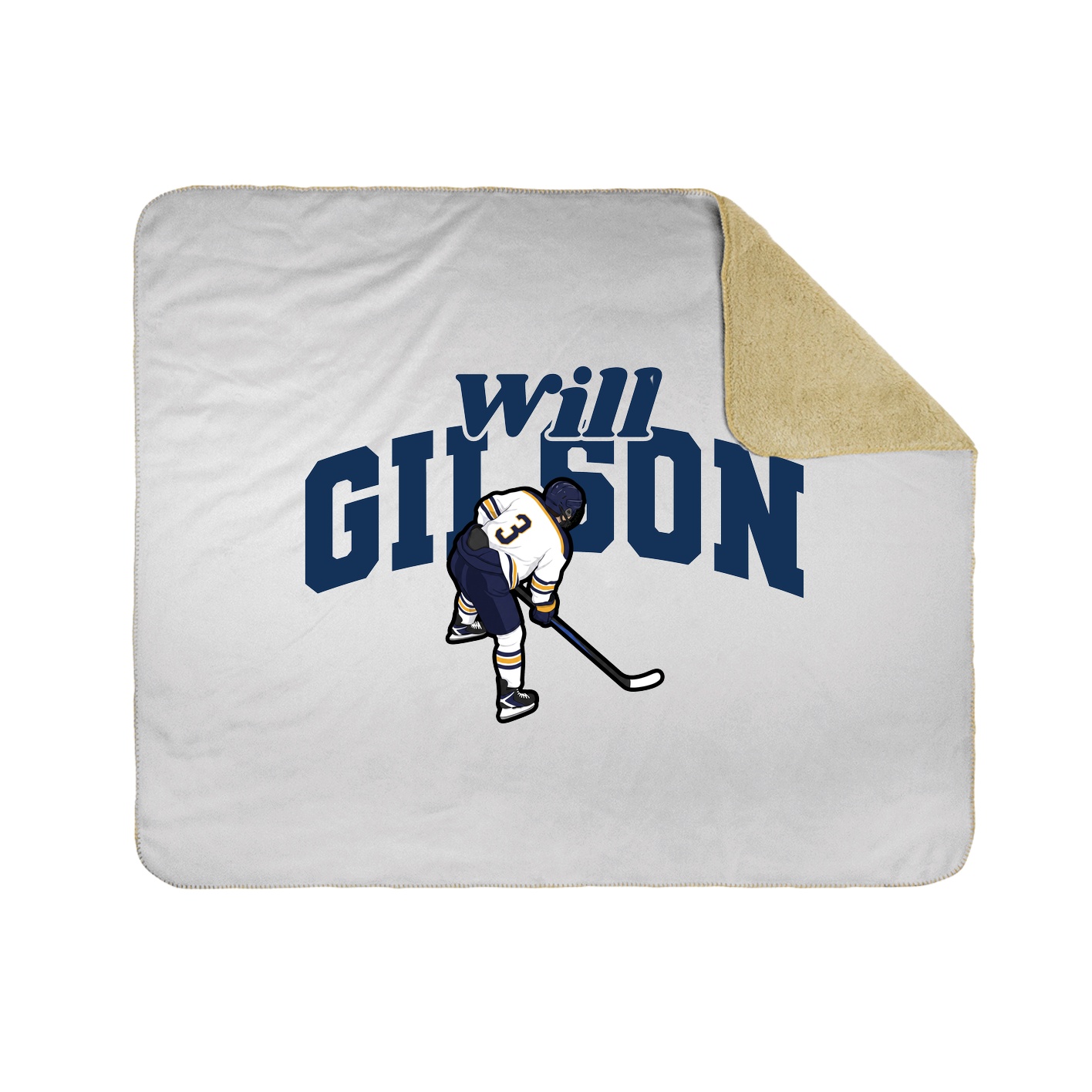 Throw Blanket — Signature Arch in White