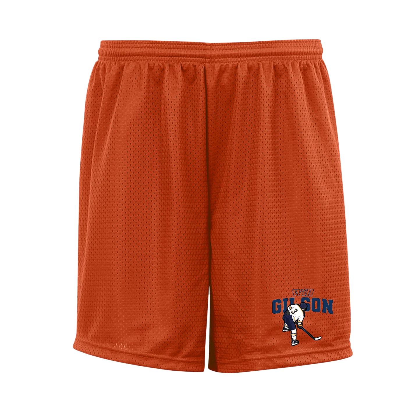 Shorts — Name Arch in Orange
