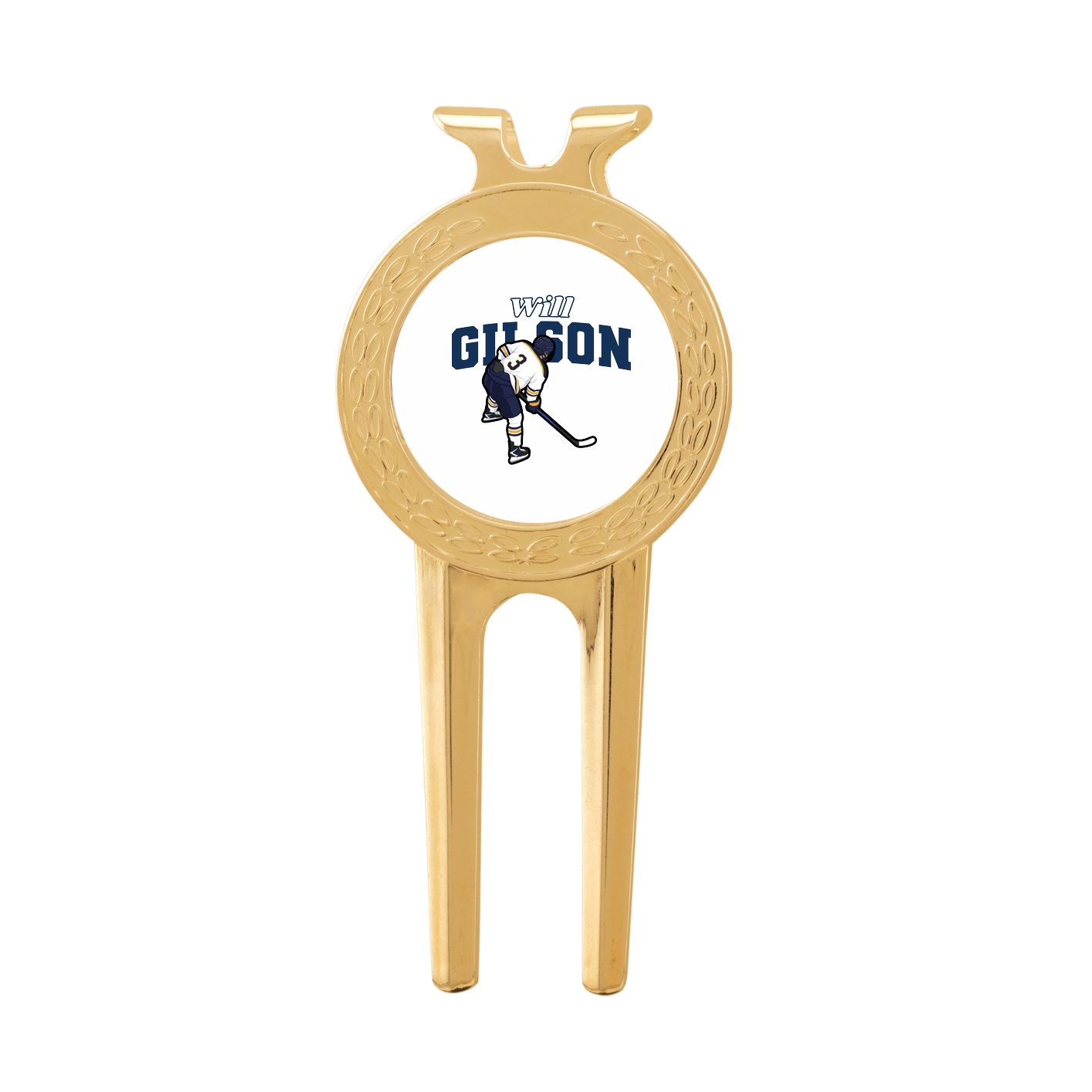 Divot Tool with Ball Marker — Name Arch in Classic