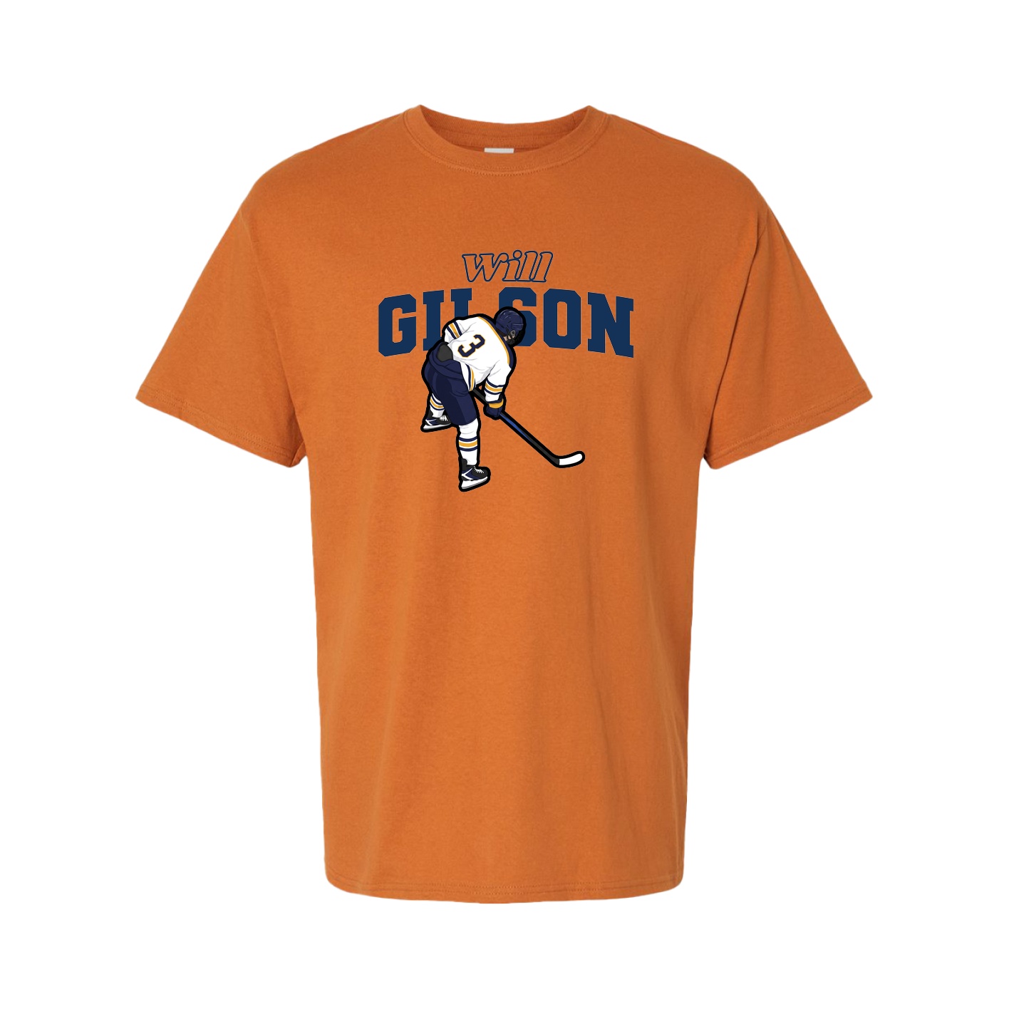 Tee — Name Arch in Orange