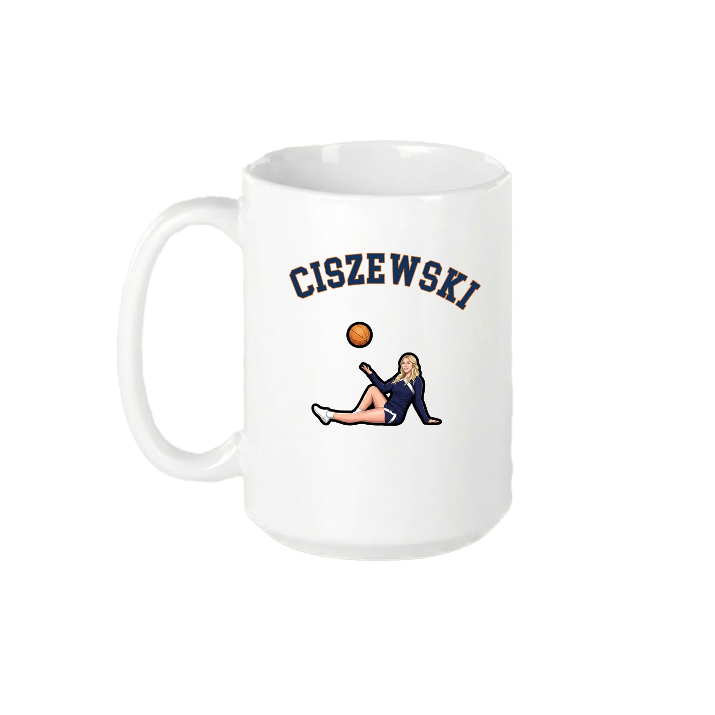15oz Coffee Mug — Shirsey Arch in White