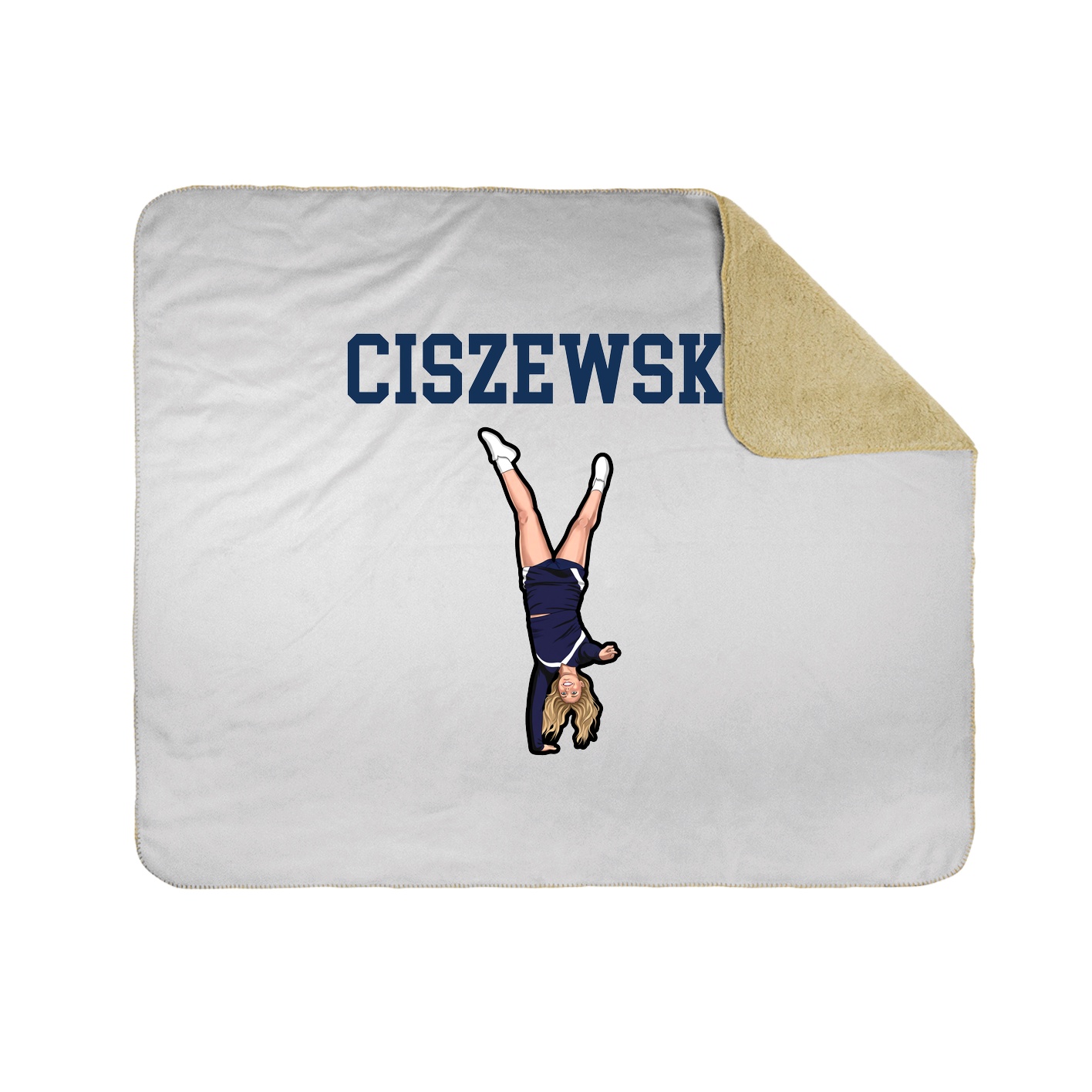 Throw Blanket — Shirsey in White