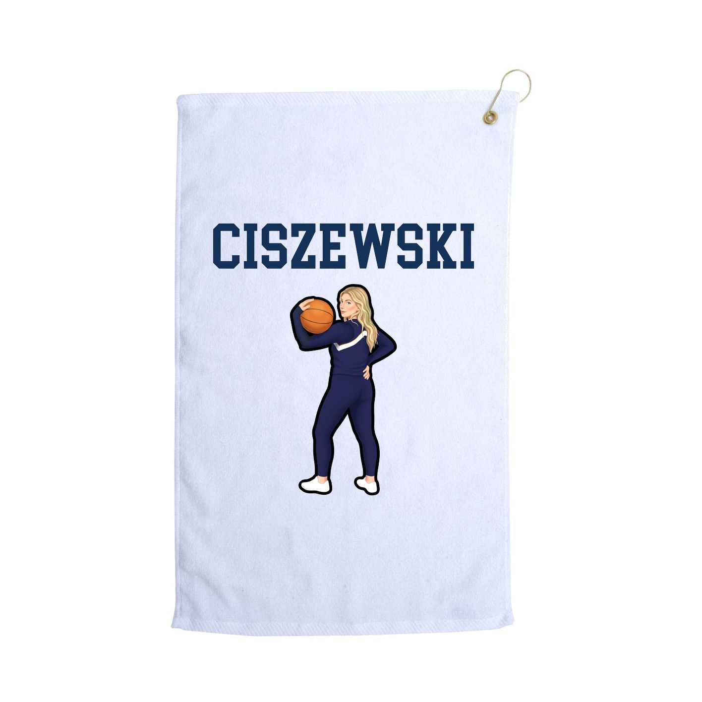 Golf Towel — Shirsey in White
