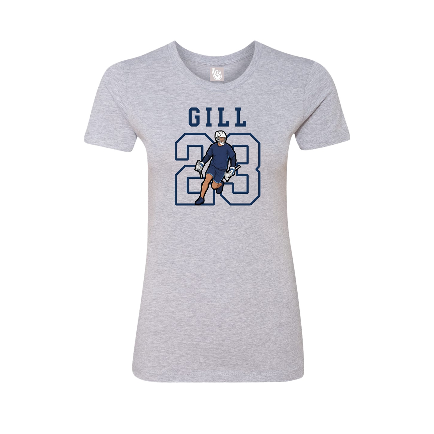 Fitted Women's Tee — Shirsey in Grey