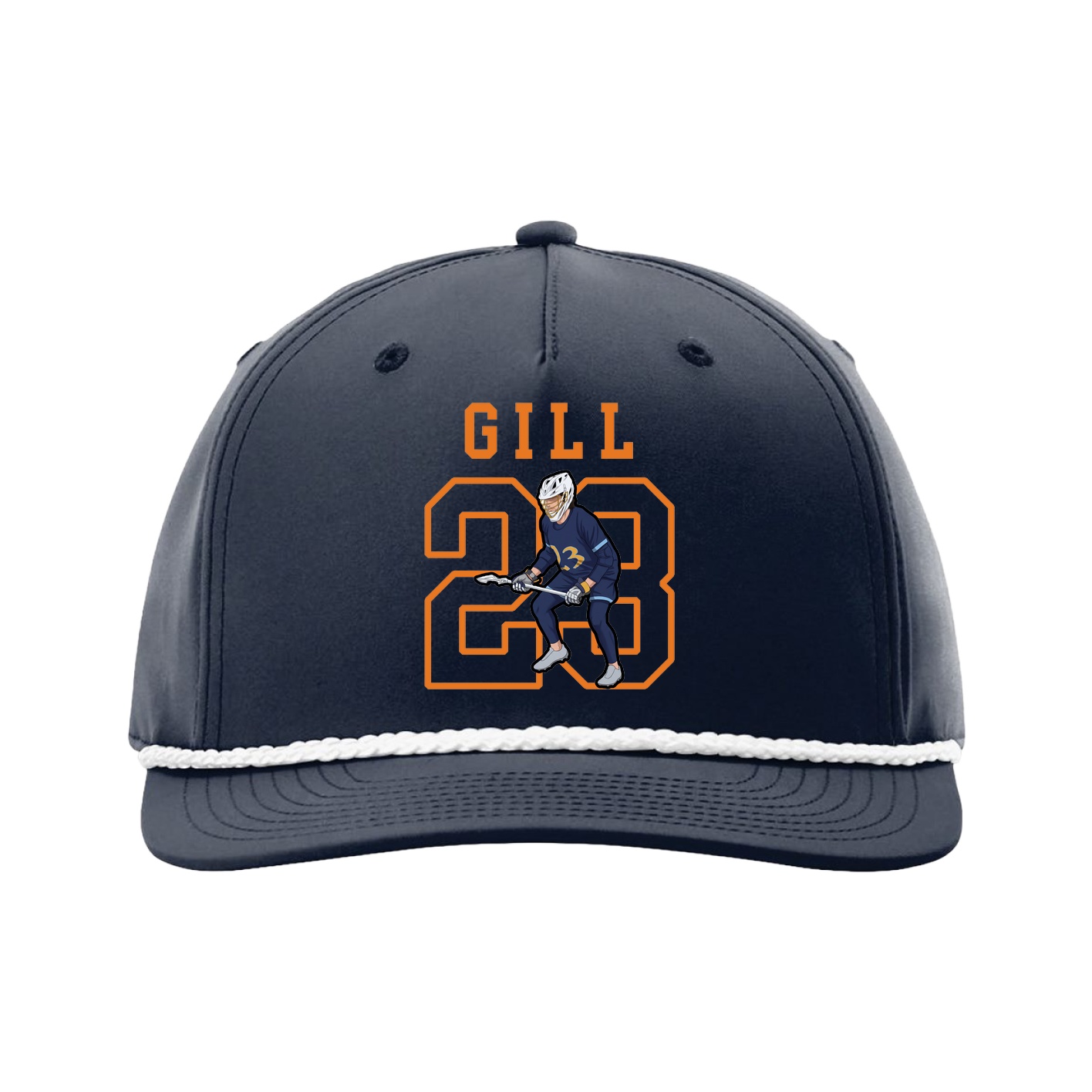 Five-Panel Classic Rope Cap — Shirsey in Navy